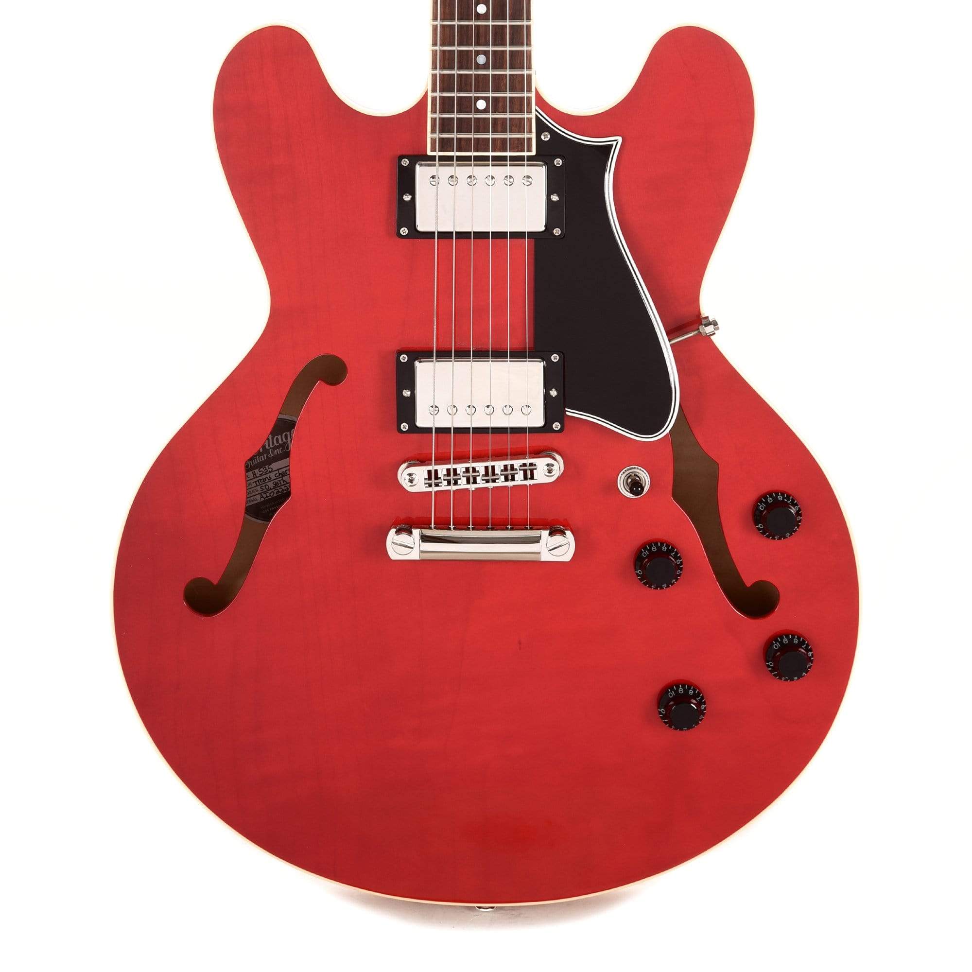 Heritage H-535 Standard Semi-Hollow Translucent Cherry Electric Guitars / Semi-Hollow