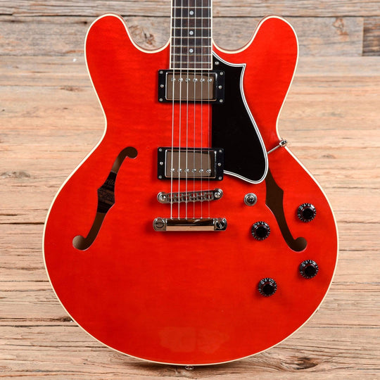 Heritage H-535 Standard Semi-Hollow Translucent Cherry Electric Guitars / Semi-Hollow
