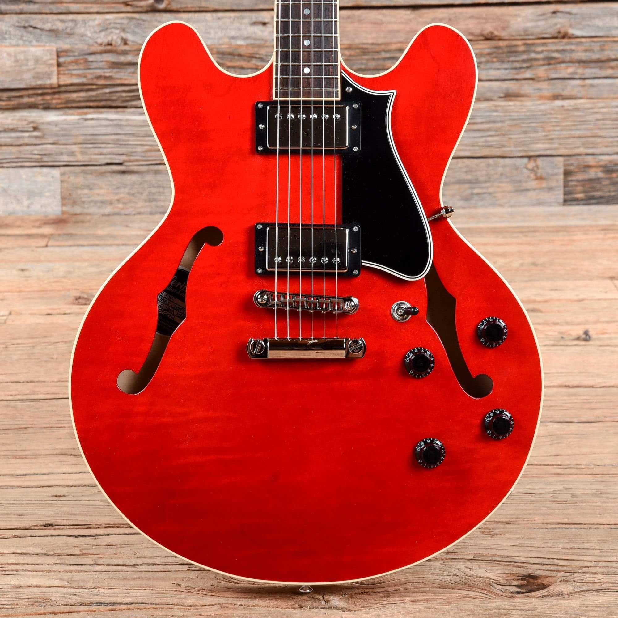 Heritage H-535 Standard Semi-Hollow Translucent Cherry Electric Guitars / Semi-Hollow