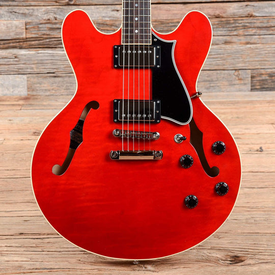 Heritage H-535 Standard Semi-Hollow Translucent Cherry Electric Guitars / Semi-Hollow
