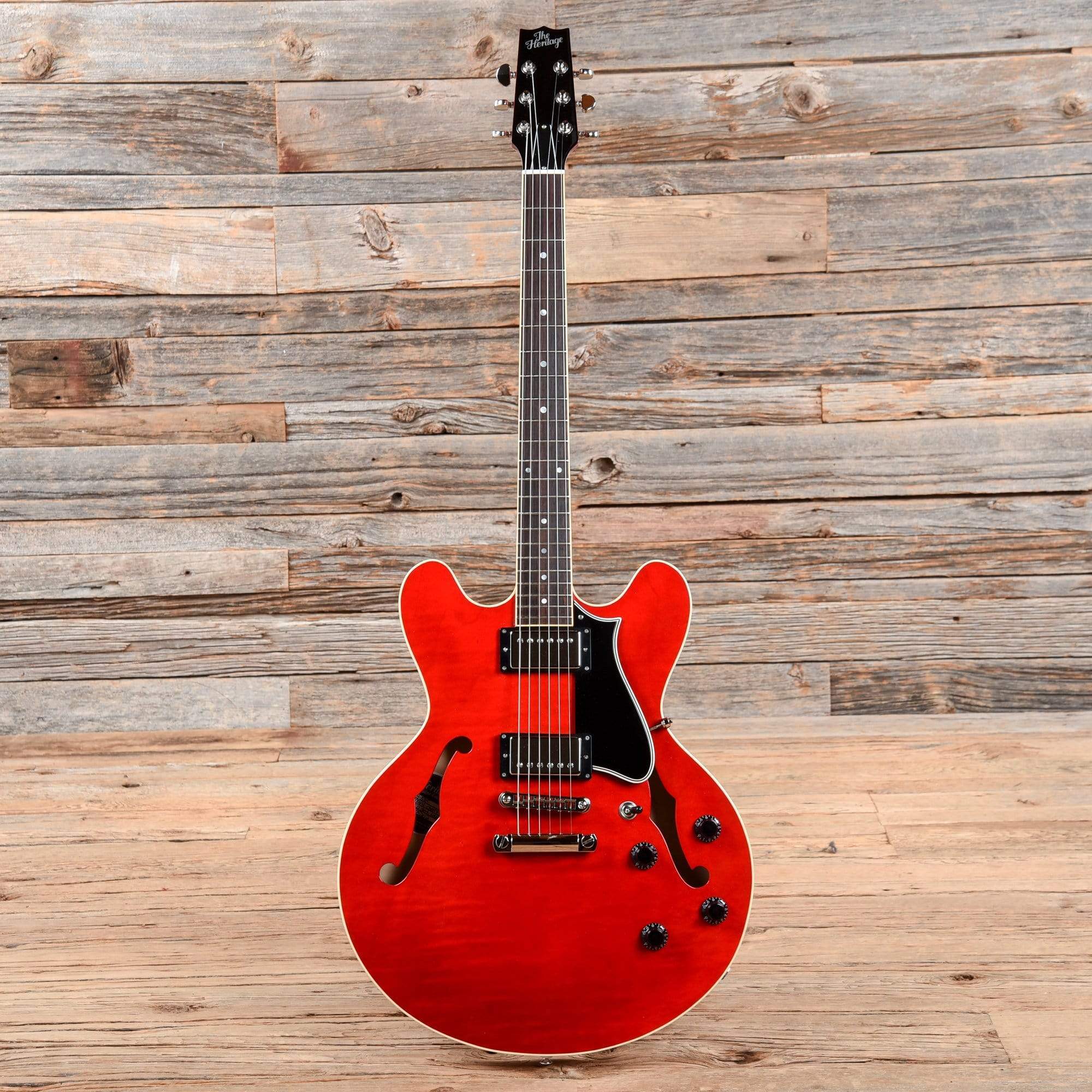 Heritage H-535 Standard Semi-Hollow Translucent Cherry Electric Guitars / Semi-Hollow