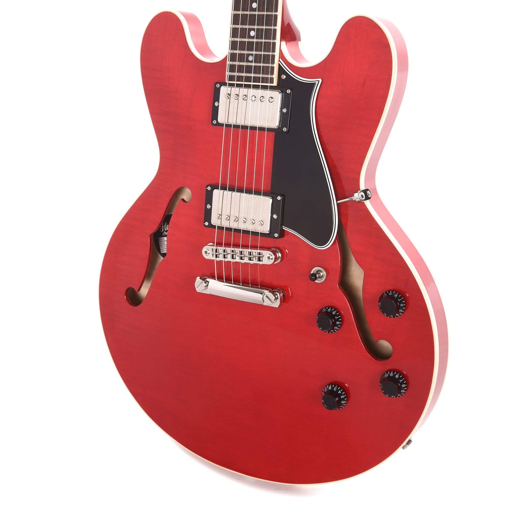 Heritage H-535 Standard Semi-Hollow Translucent Cherry Electric Guitars / Semi-Hollow