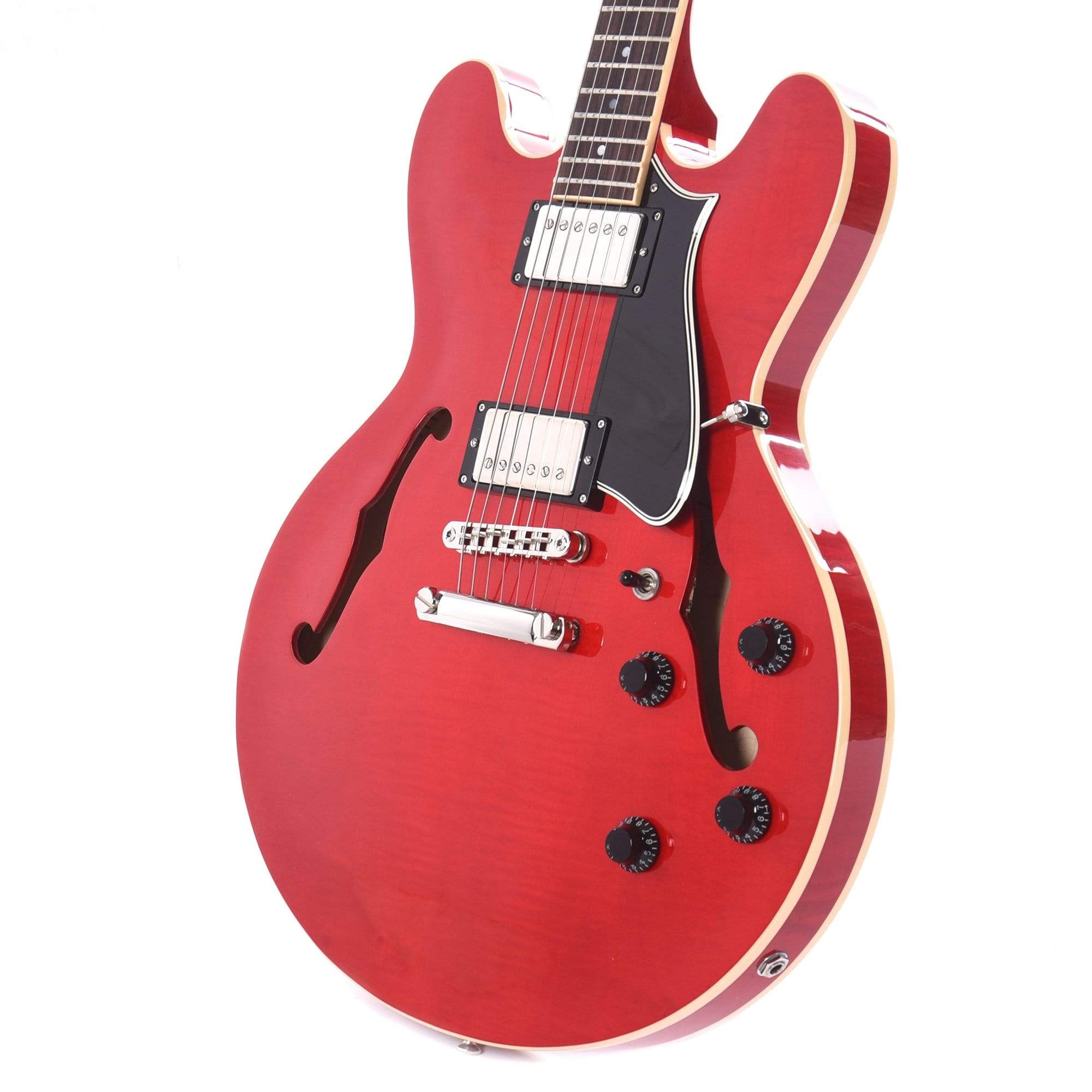 Heritage H-535 Standard Semi-Hollow Translucent Cherry Electric Guitars / Semi-Hollow