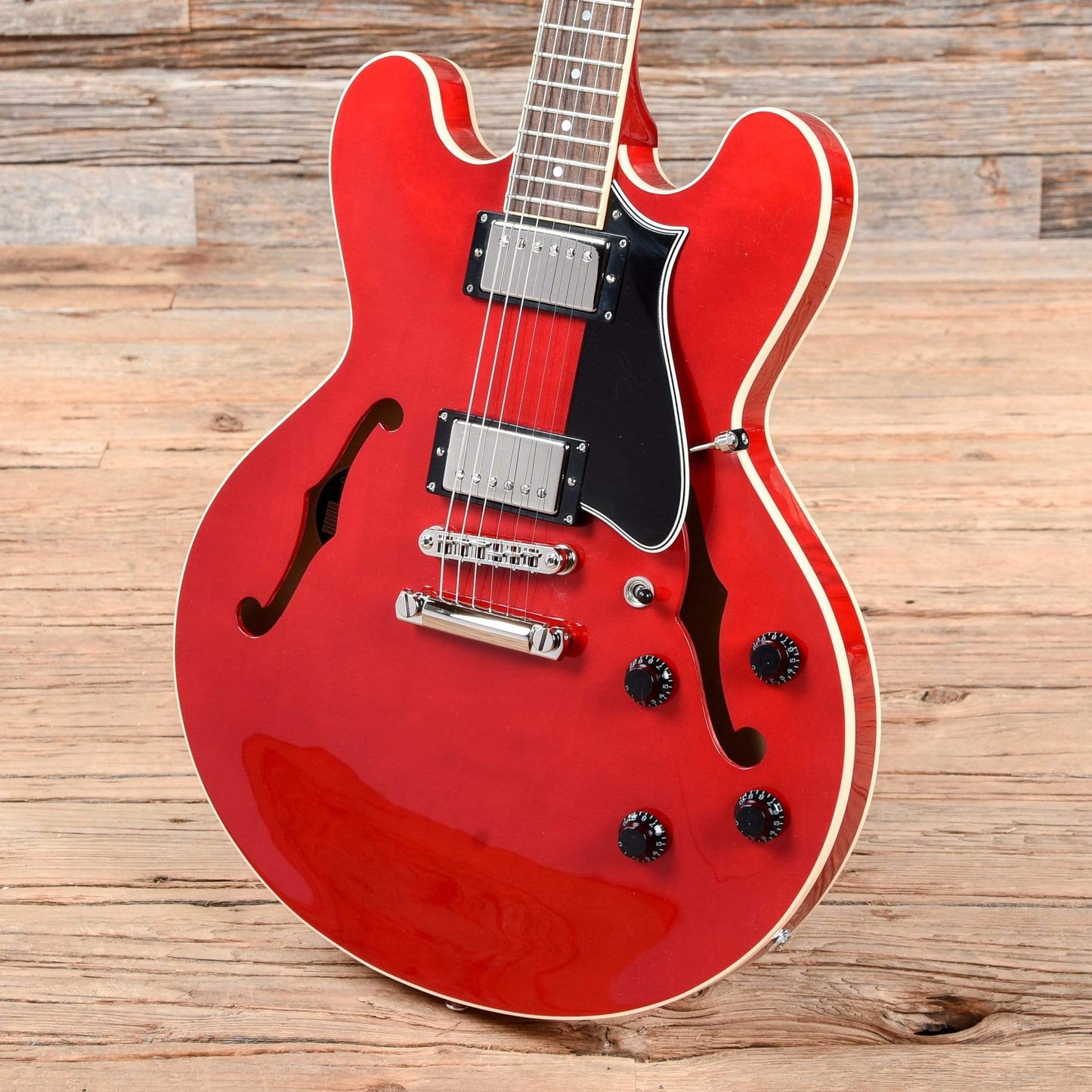 Heritage H-535 Standard Semi-Hollow Translucent Cherry Electric Guitars / Semi-Hollow