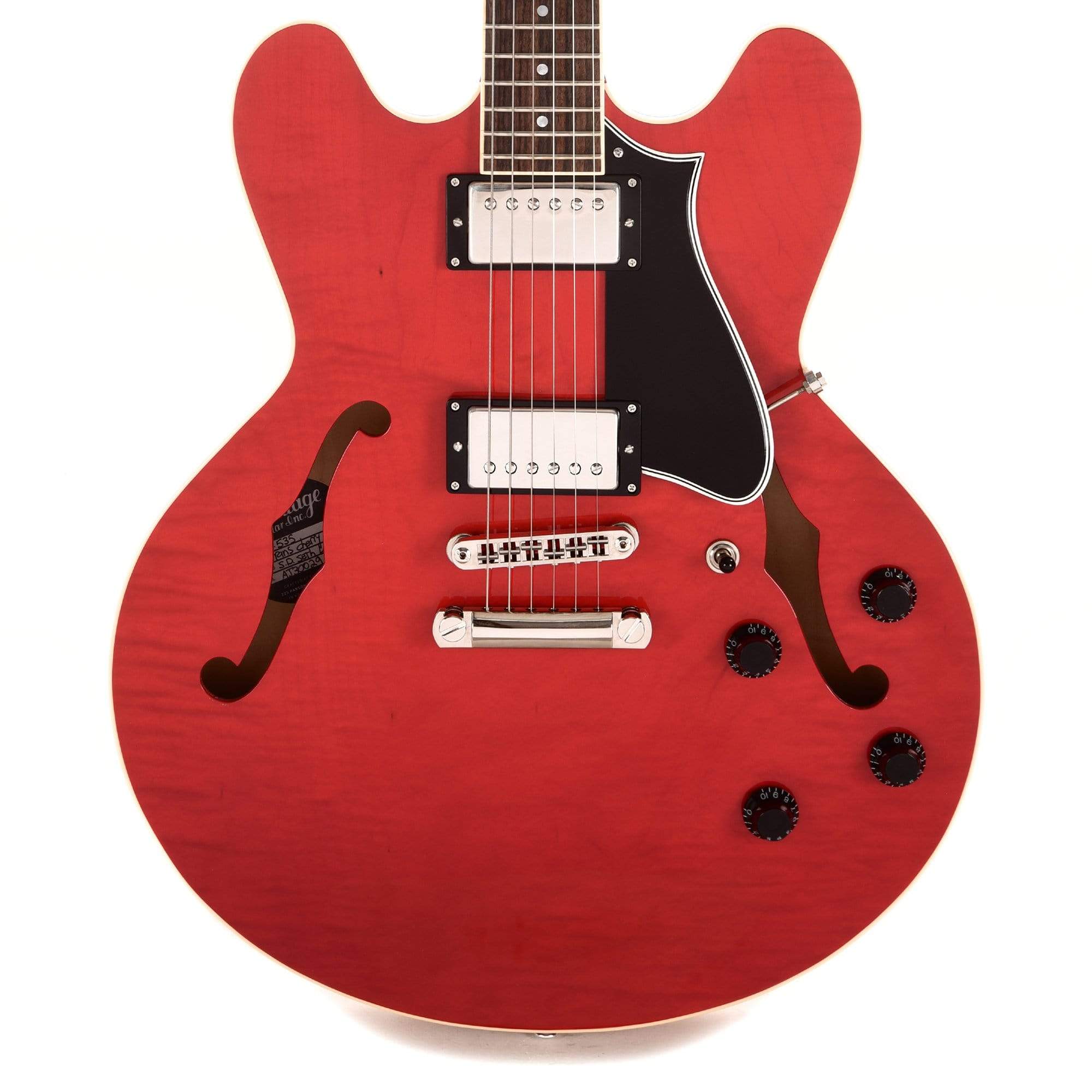 Heritage H-535 Standard Semi-Hollow Translucent Cherry Electric Guitars / Semi-Hollow
