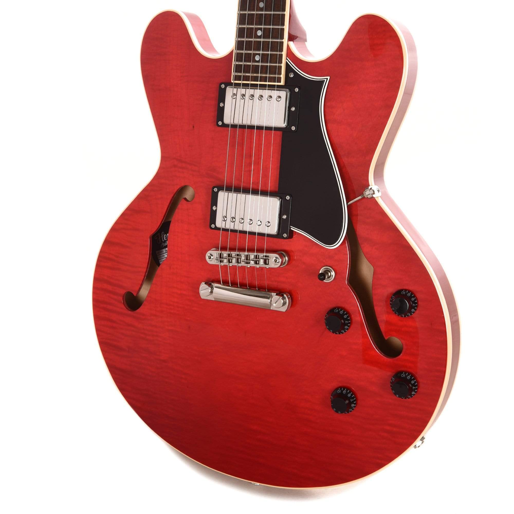 Heritage H-535 Standard Semi-Hollow Translucent Cherry Electric Guitars / Semi-Hollow