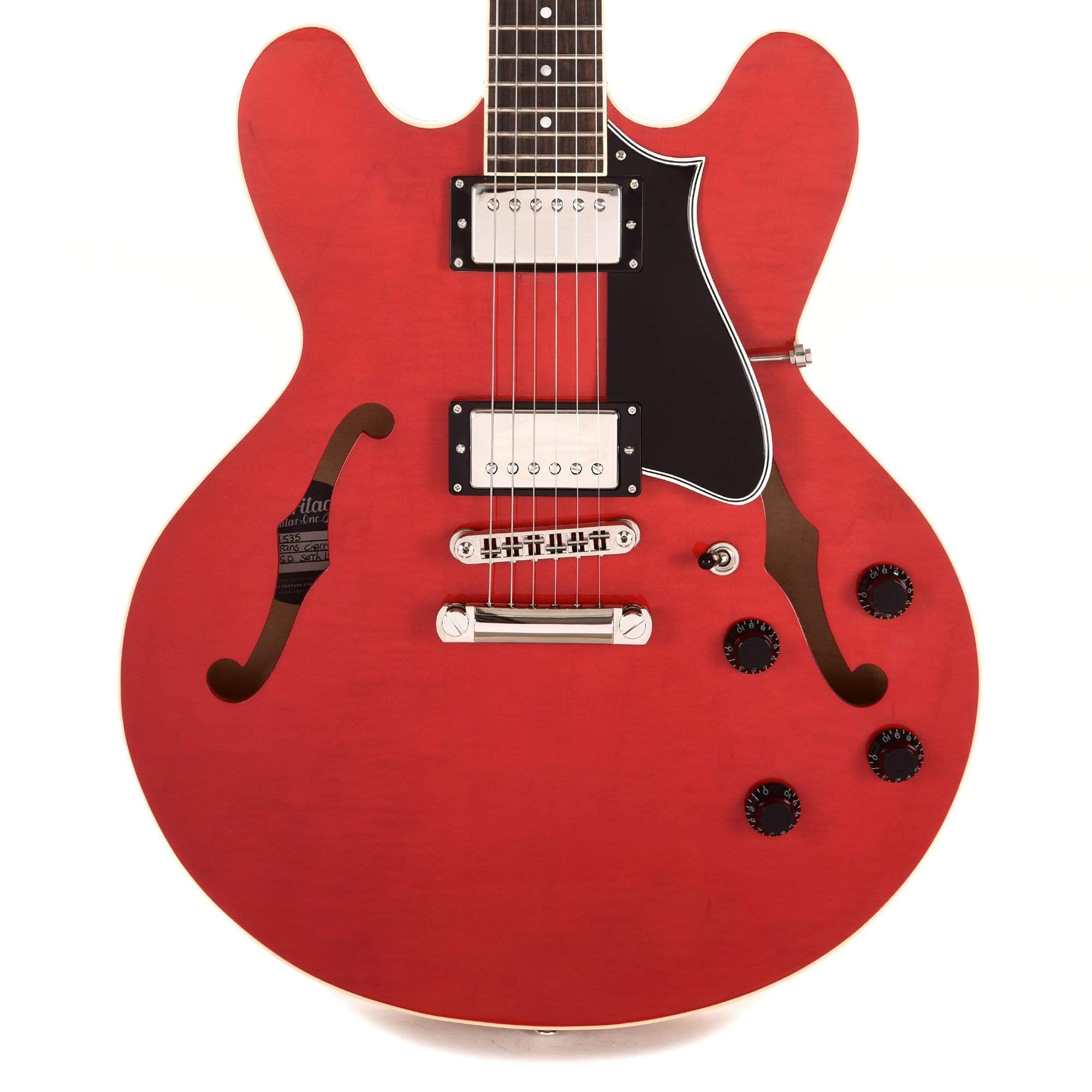 Heritage H-535 Standard Semi-Hollow Translucent Cherry Electric Guitars / Semi-Hollow