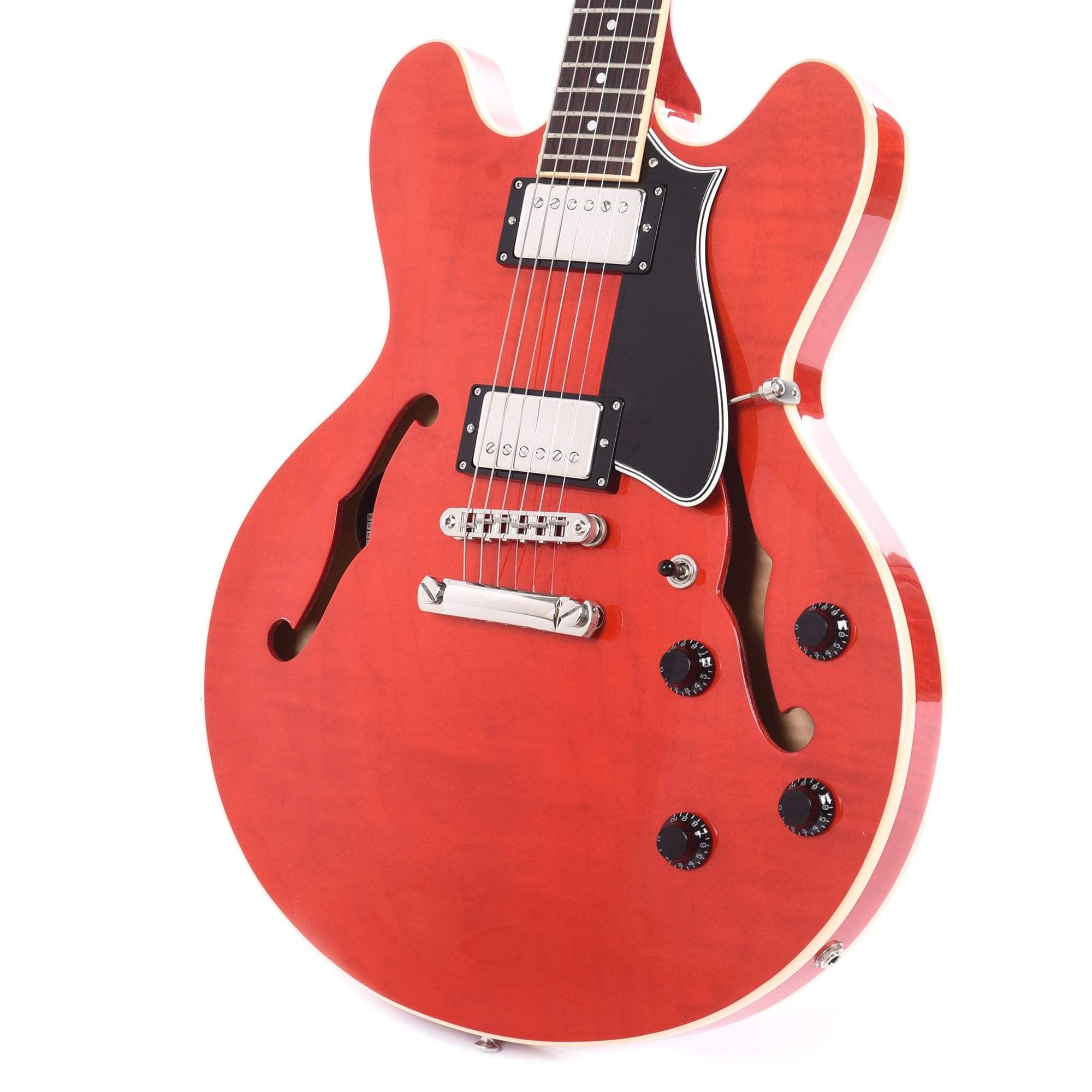 Heritage H-535 Standard Semi-Hollow Translucent Cherry Electric Guitars / Semi-Hollow