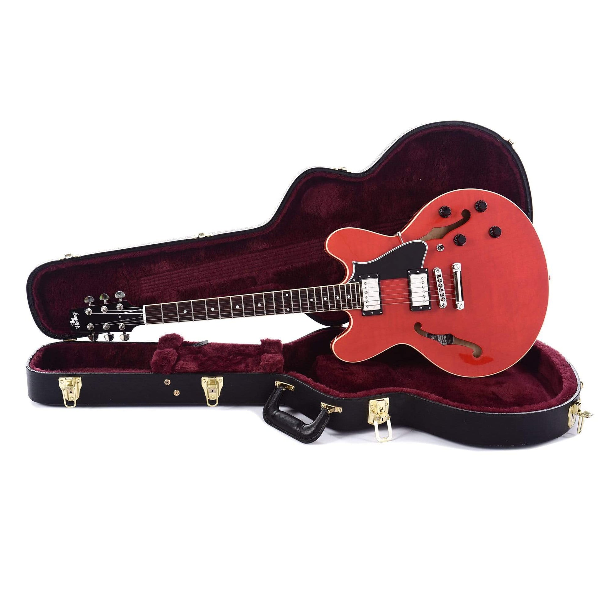 Heritage H-535 Standard Semi-Hollow Translucent Cherry Electric Guitars / Semi-Hollow