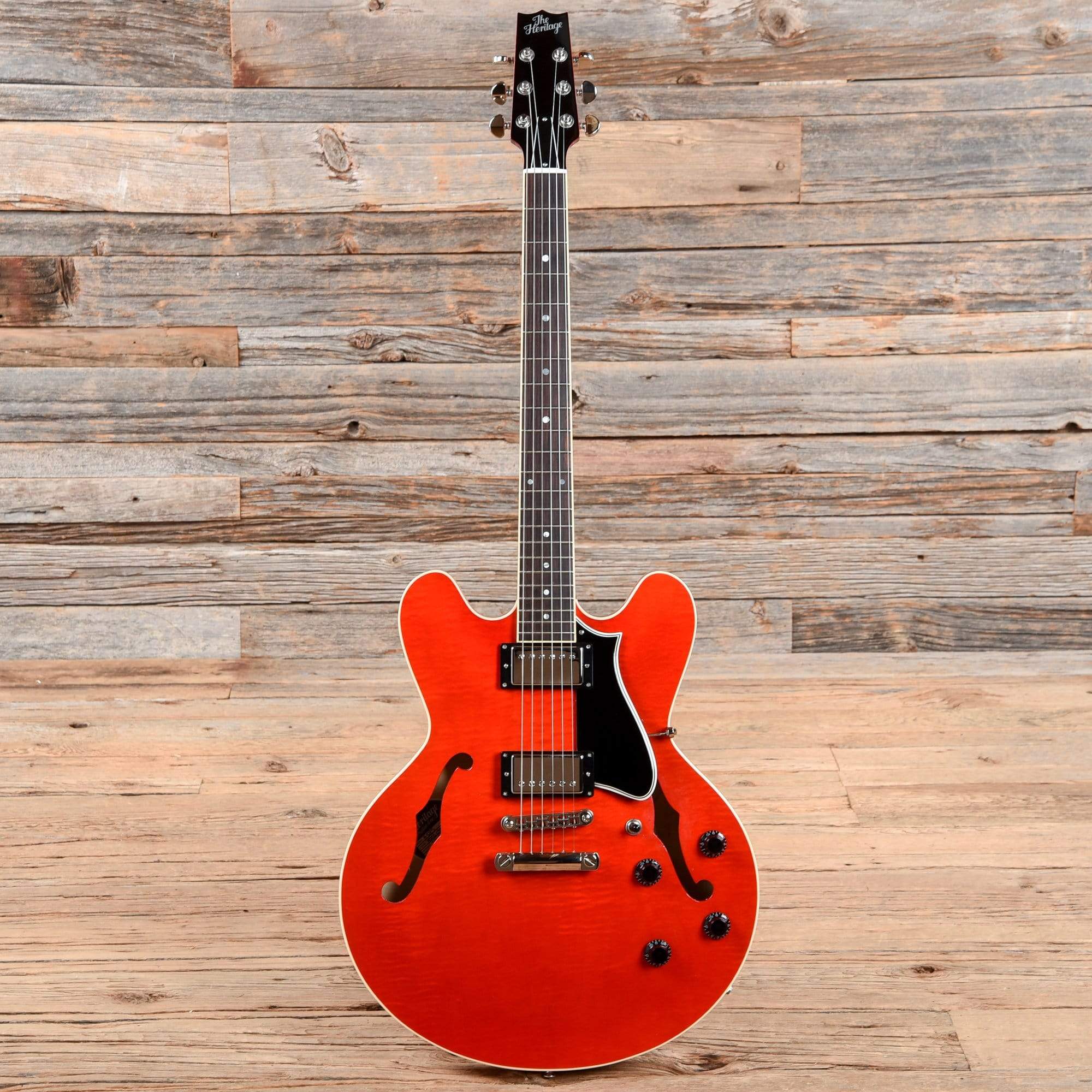 Heritage H-535 Standard Semi-Hollow Translucent Cherry Electric Guitars / Semi-Hollow