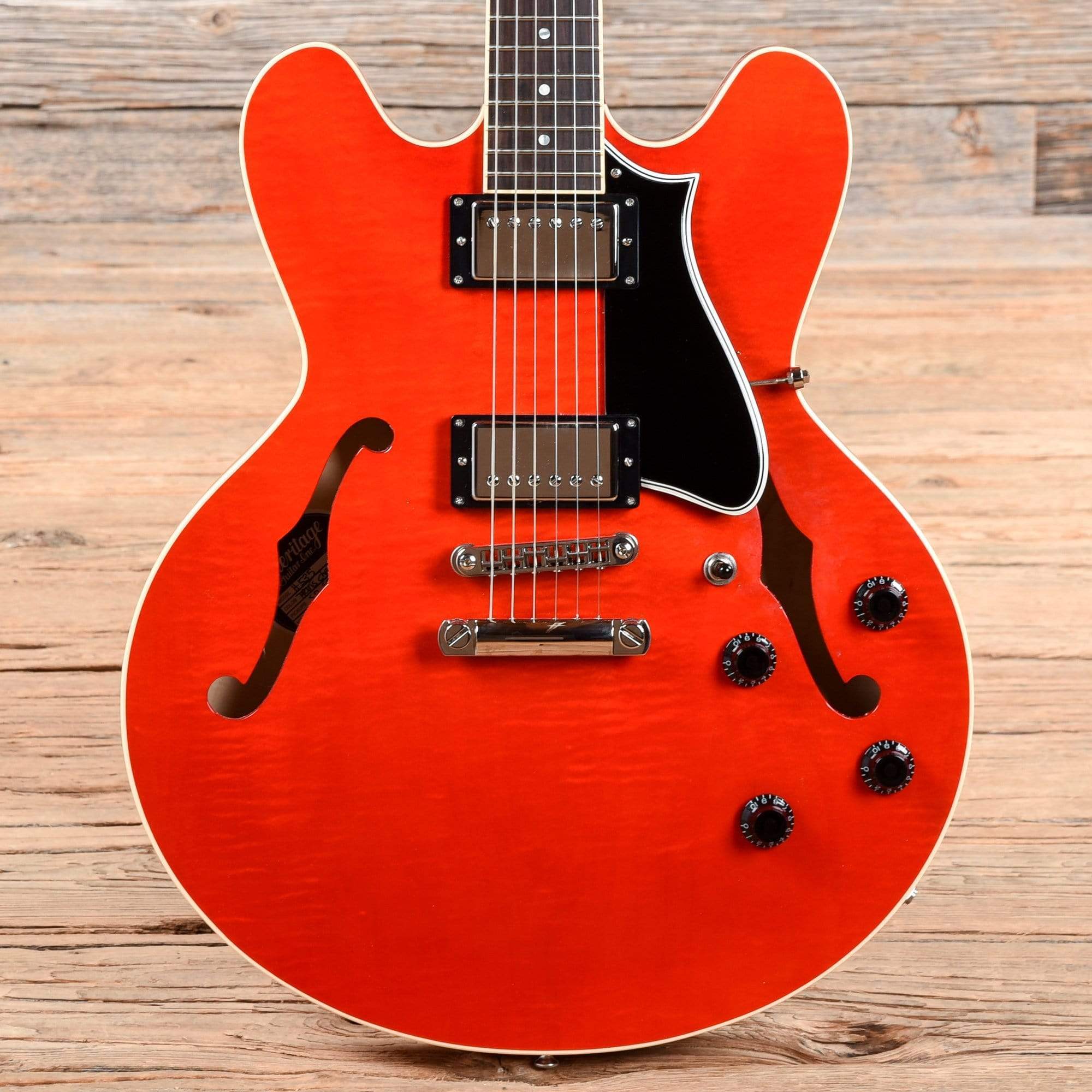 Heritage H-535 Standard Semi-Hollow Translucent Cherry Electric Guitars / Semi-Hollow