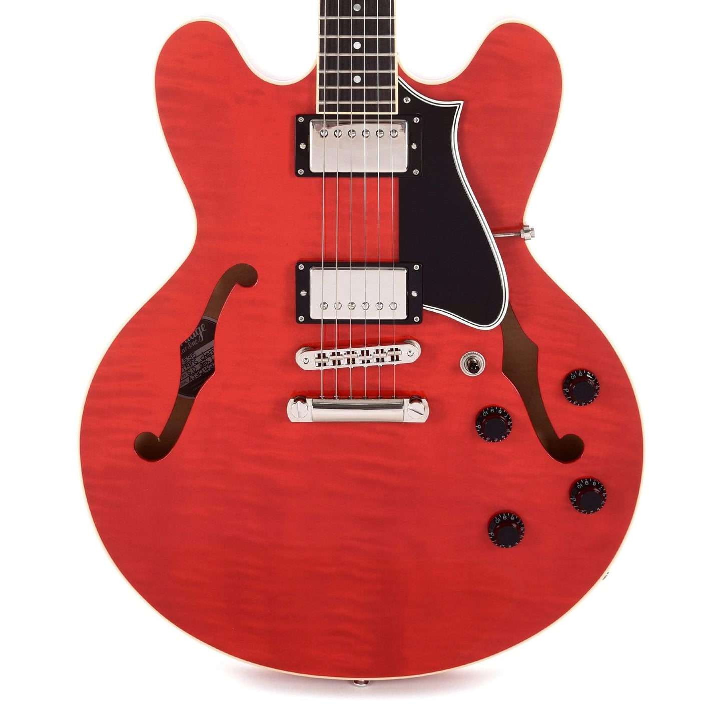 Heritage H-535 Standard Semi-Hollow Translucent Cherry Electric Guitars / Semi-Hollow