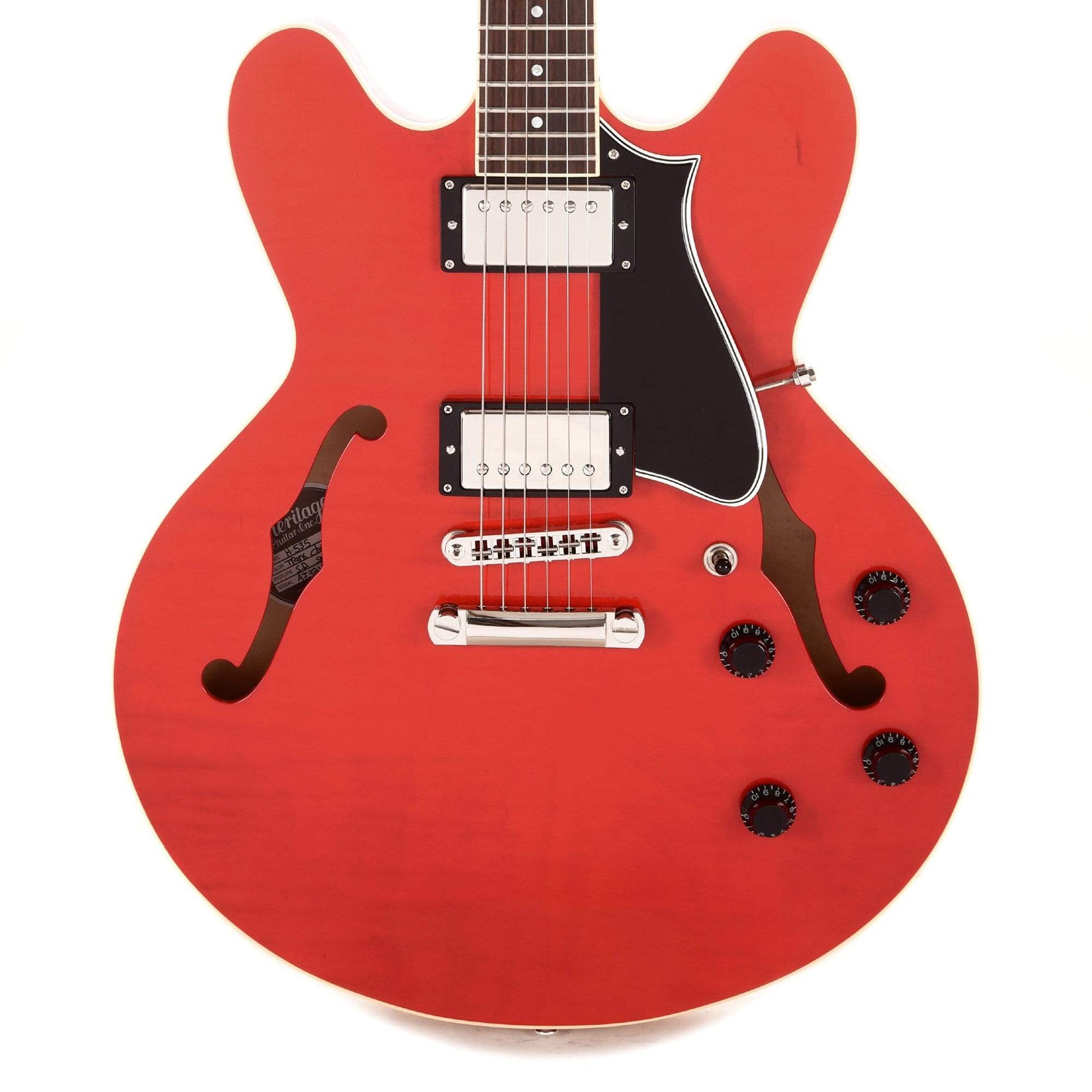Heritage H-535 Standard Semi-Hollow Translucent Cherry Electric Guitars / Semi-Hollow