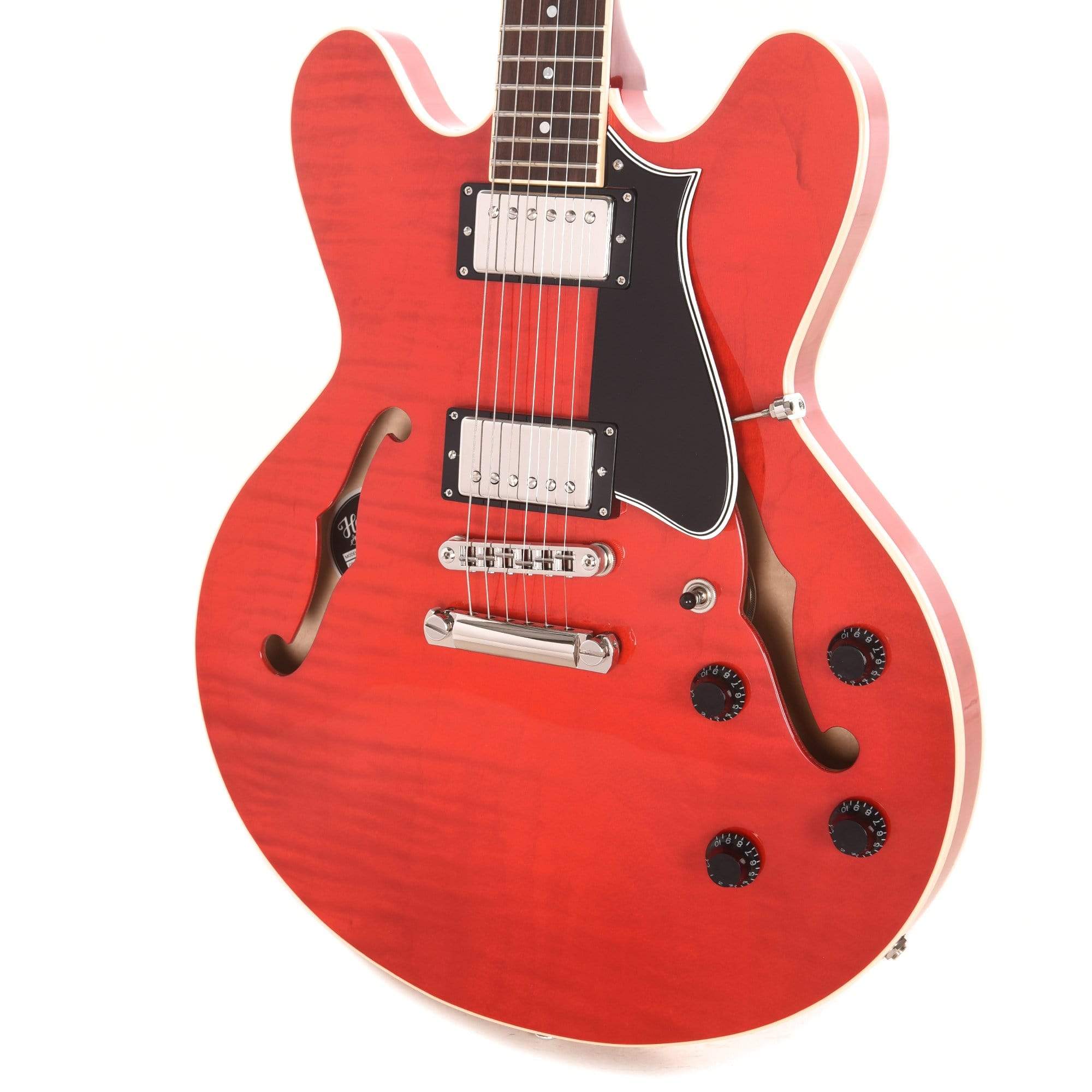 Heritage H-535 Standard Semi-Hollow Translucent Cherry Electric Guitars / Semi-Hollow