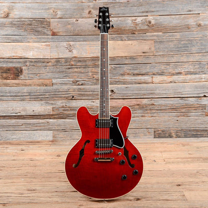 Heritage H-535 Standard Semi-Hollow Translucent Cherry Electric Guitars / Semi-Hollow