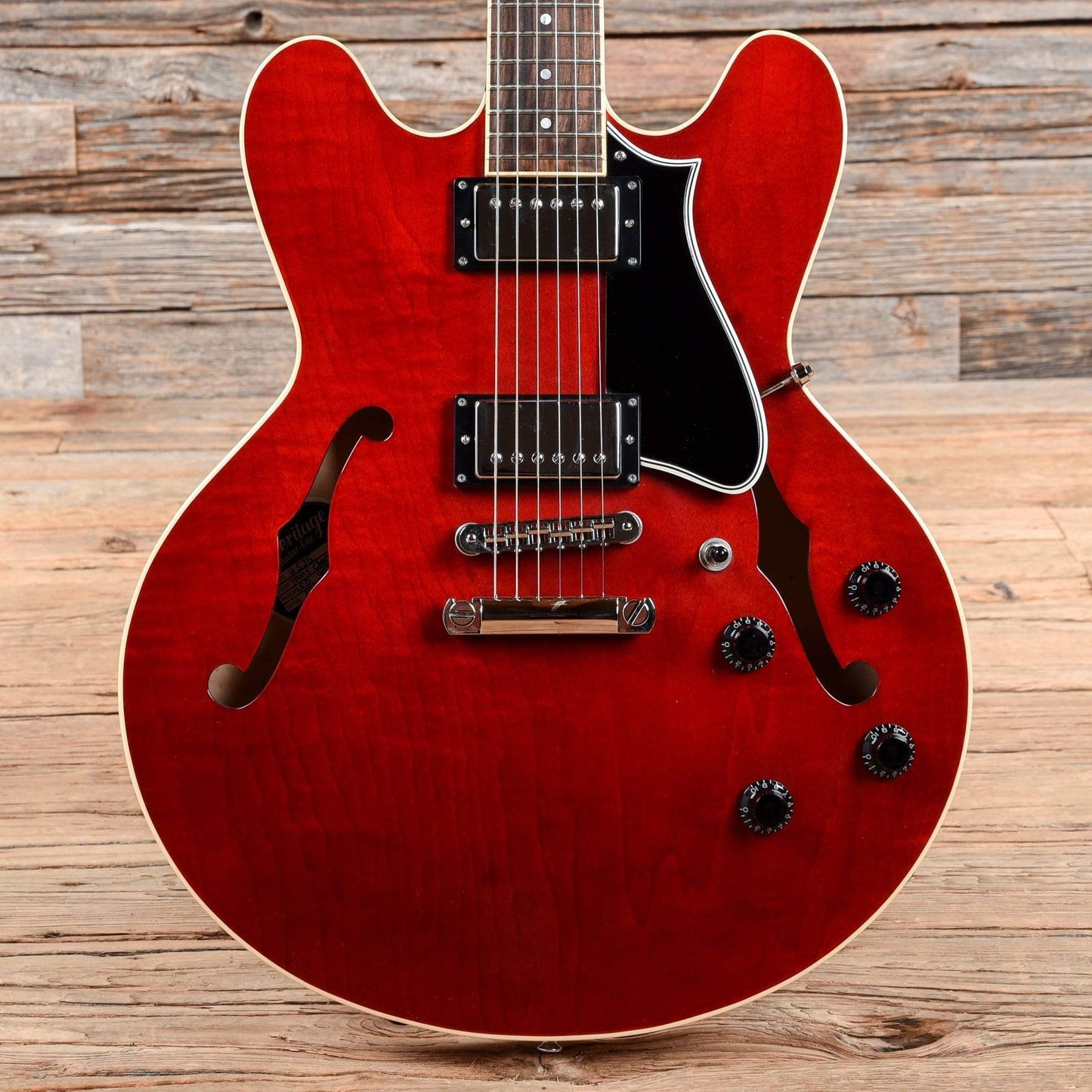 Heritage H-535 Standard Semi-Hollow Translucent Cherry Electric Guitars / Semi-Hollow