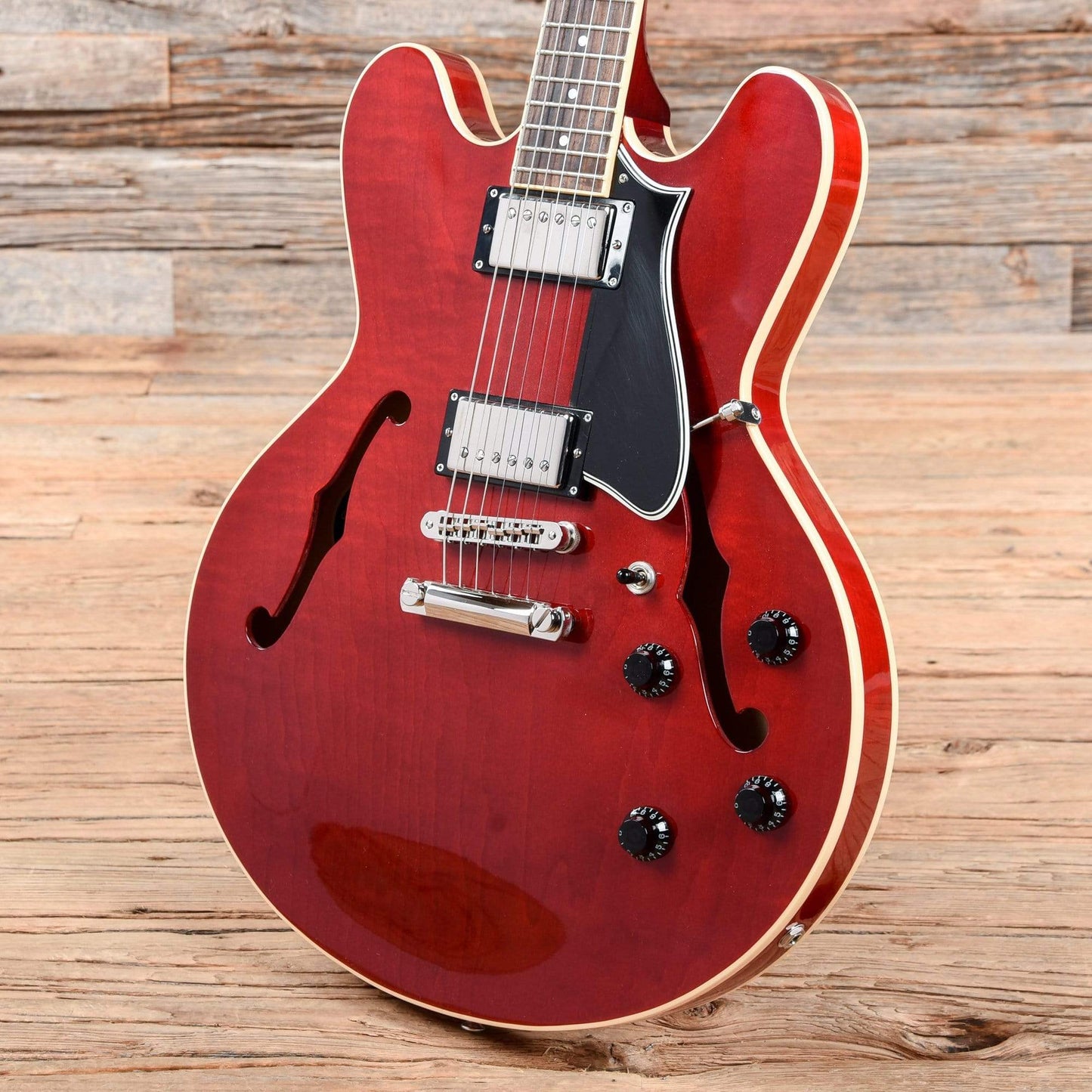 Heritage H-535 Standard Semi-Hollow Translucent Cherry Electric Guitars / Semi-Hollow
