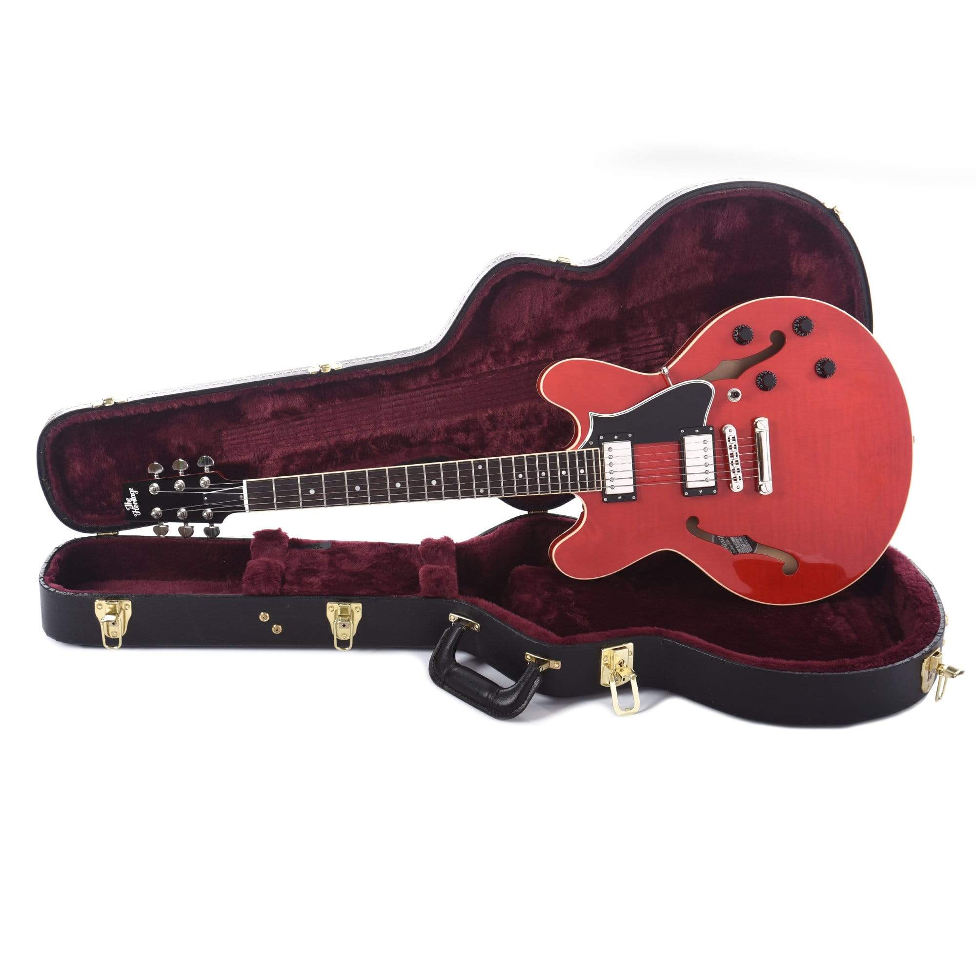 Heritage H-535 Standard Semi-Hollow Translucent Cherry Electric Guitars / Semi-Hollow