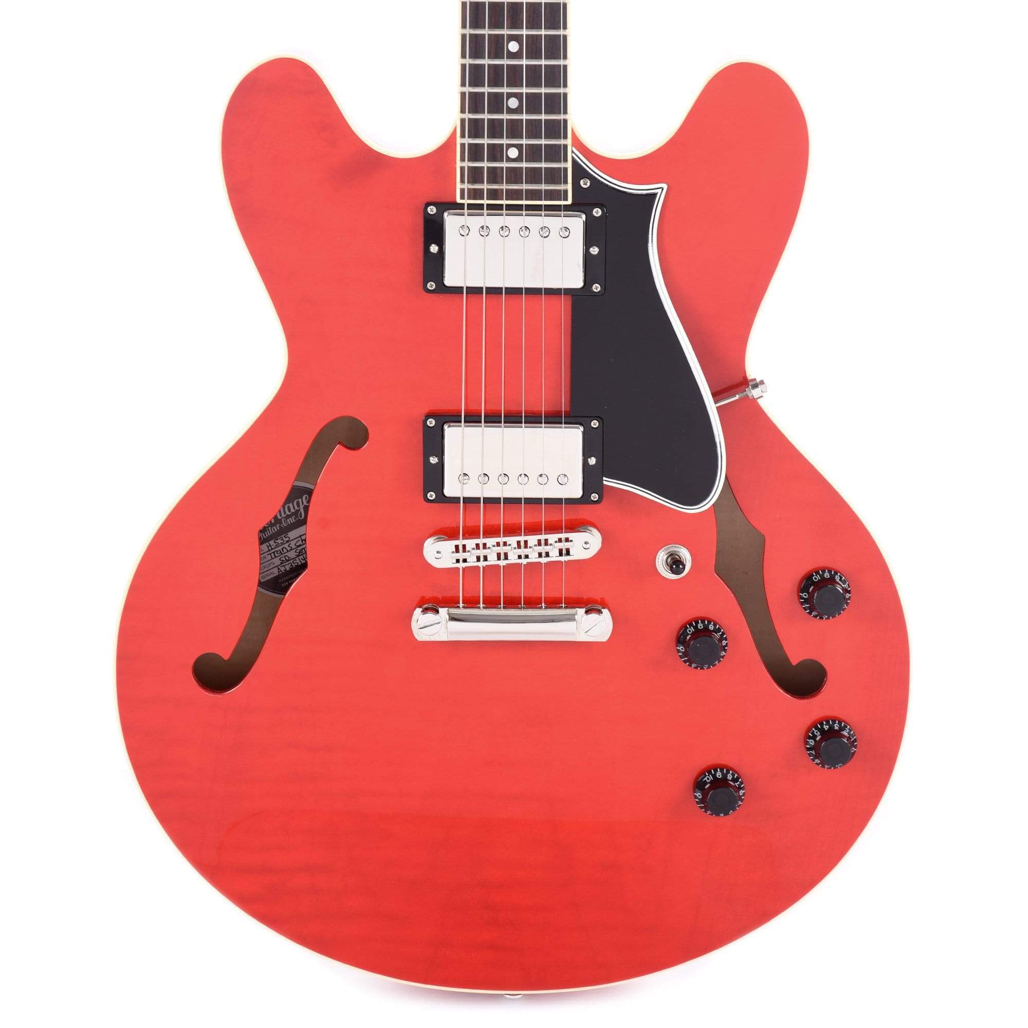 Heritage H-535 Standard Semi-Hollow Translucent Cherry Electric Guitars / Semi-Hollow