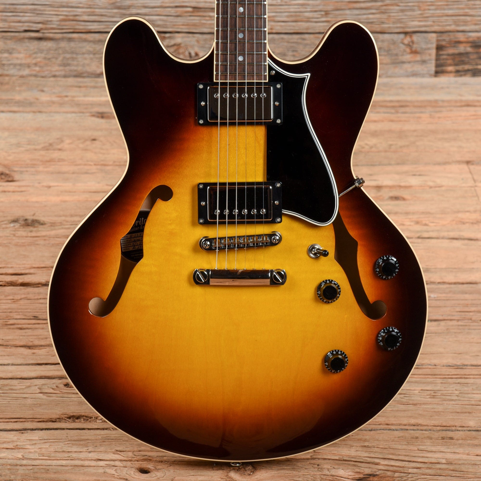 Heritage H-535 Standard Sunburst 2021 Electric Guitars / Semi-Hollow