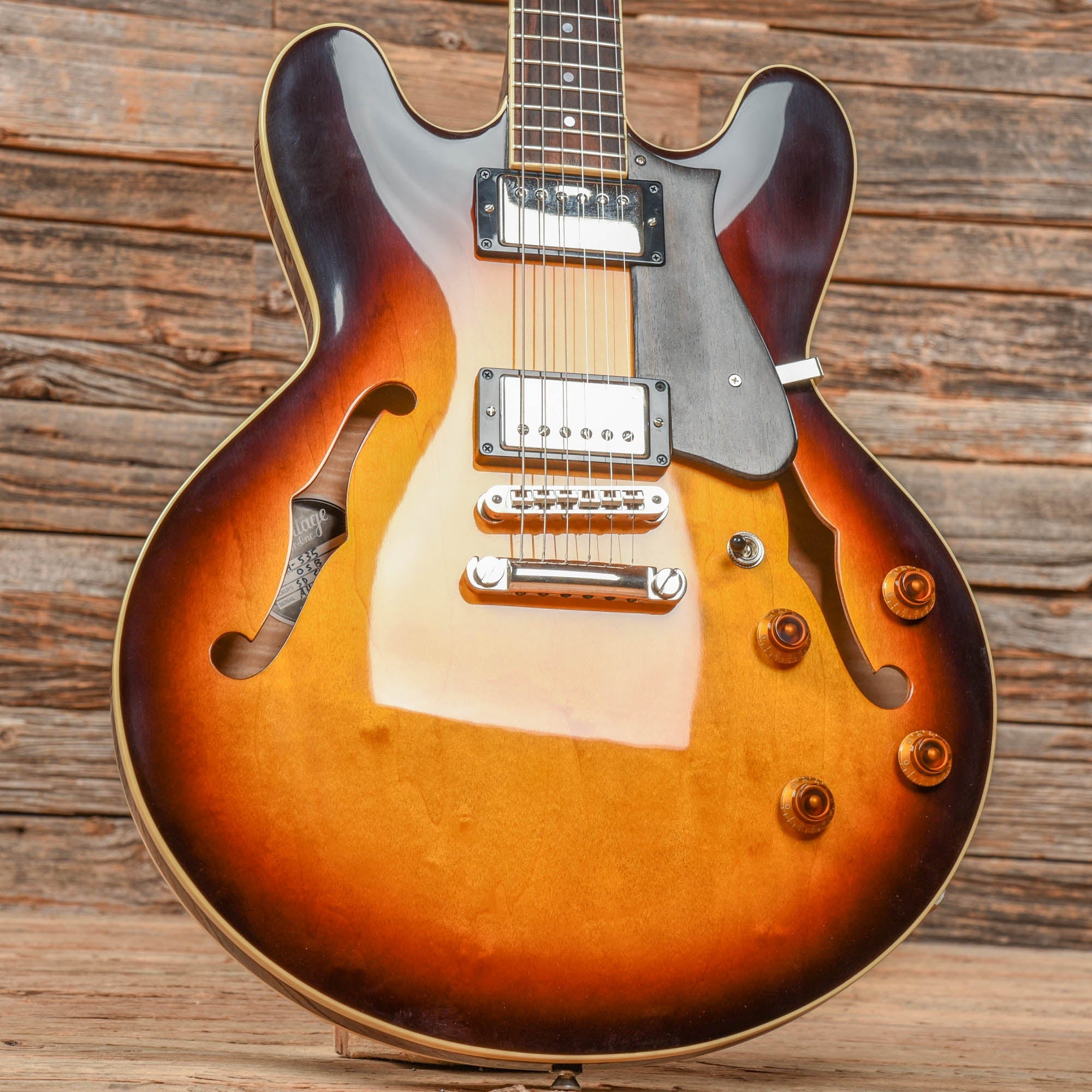 Heritage H-535 Sunburst 2017 Electric Guitars / Semi-Hollow