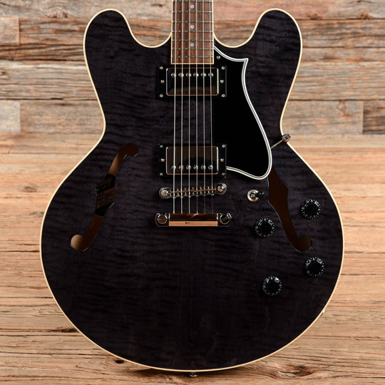Heritage H-535 Washed Black 2020 Electric Guitars / Semi-Hollow
