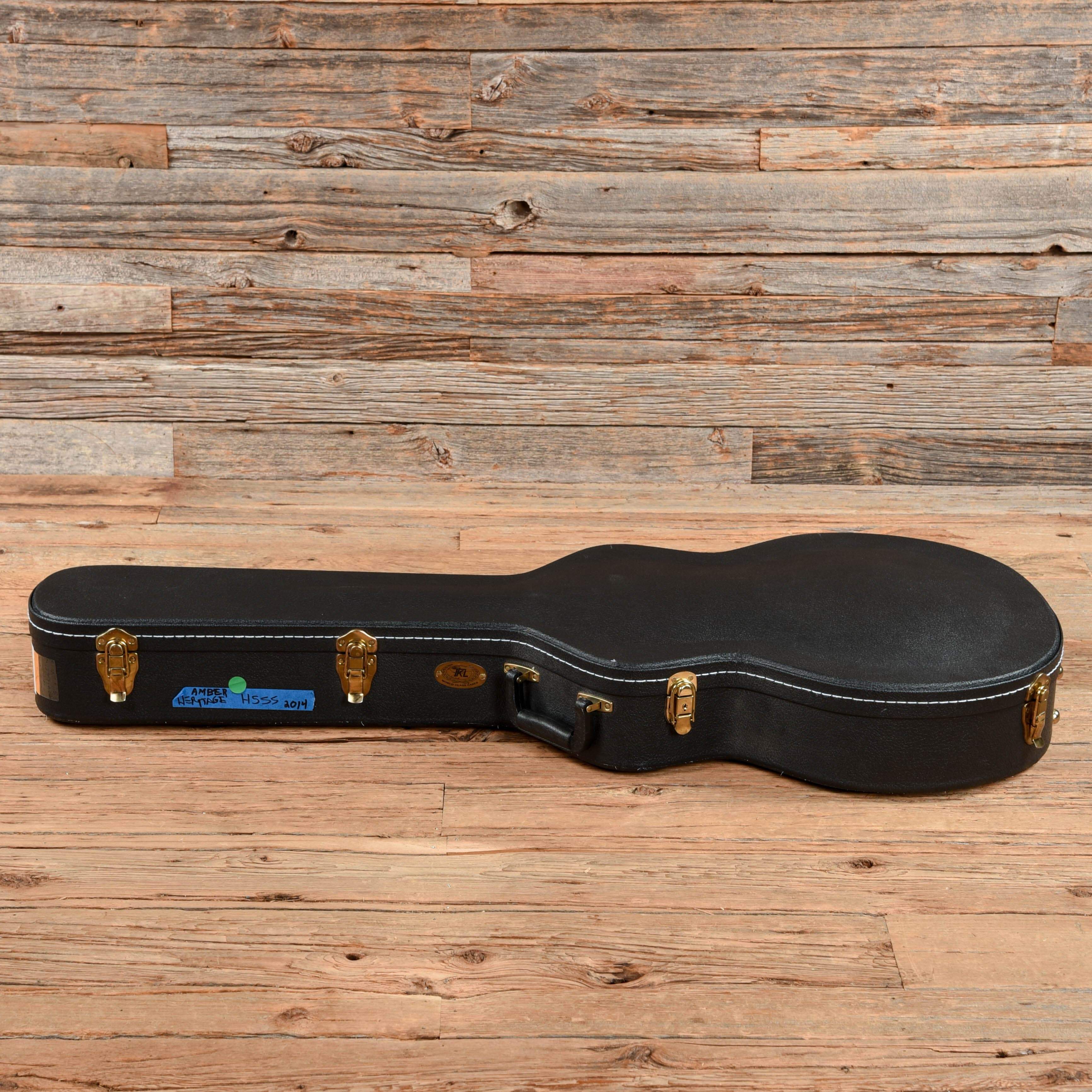 Heritage H-555 Amber 2014 Electric Guitars / Semi-Hollow