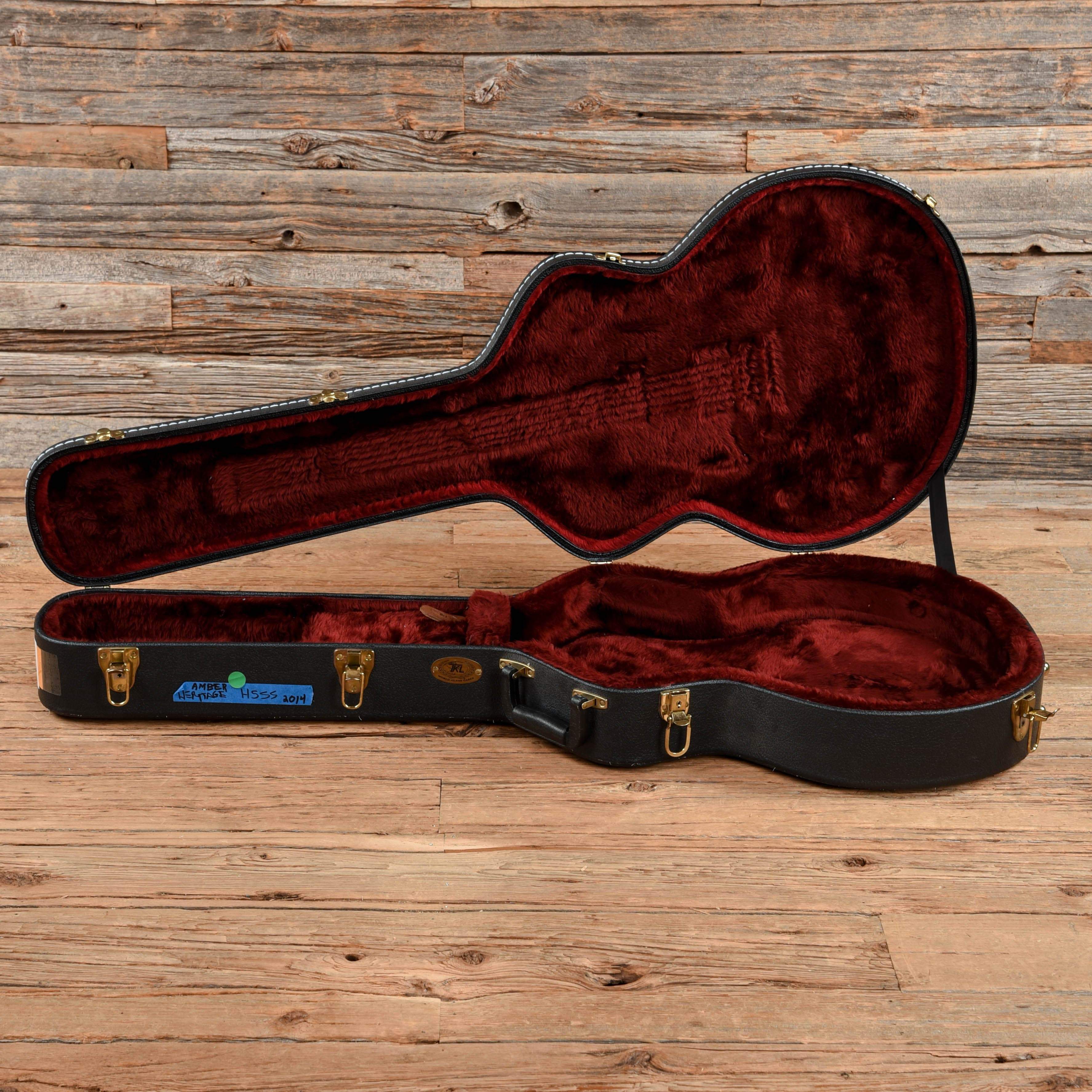 Heritage H-555 Amber 2014 Electric Guitars / Semi-Hollow
