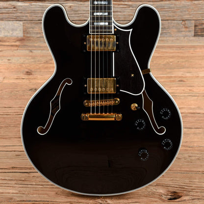 Heritage H-555 Ebony 2017 Electric Guitars / Semi-Hollow