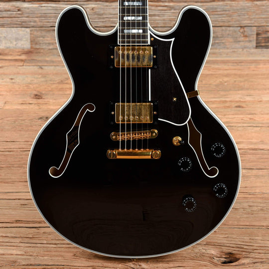 Heritage H-555 Ebony 2017 Electric Guitars / Semi-Hollow