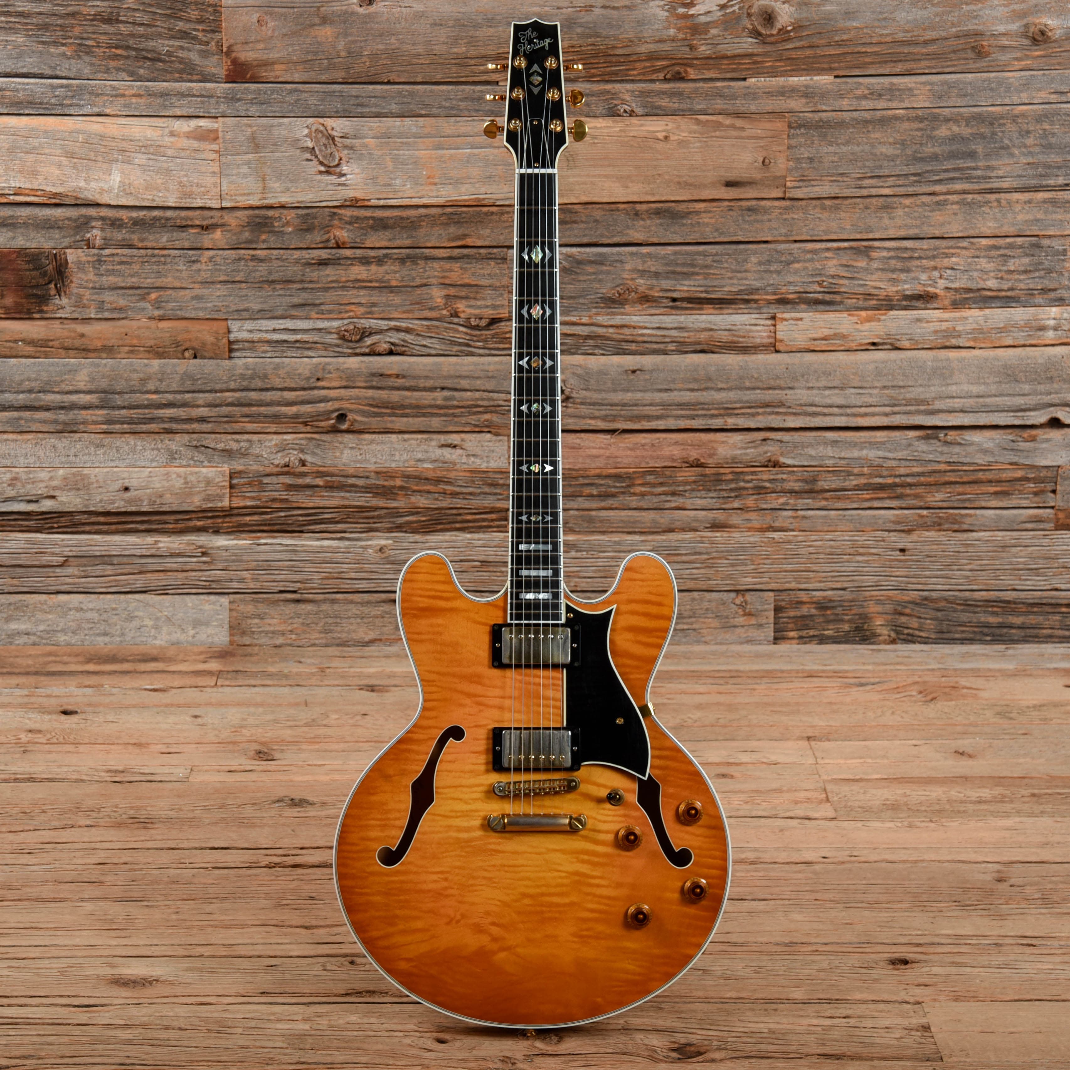 Heritage H-555 Sunburst 2007 Electric Guitars / Semi-Hollow
