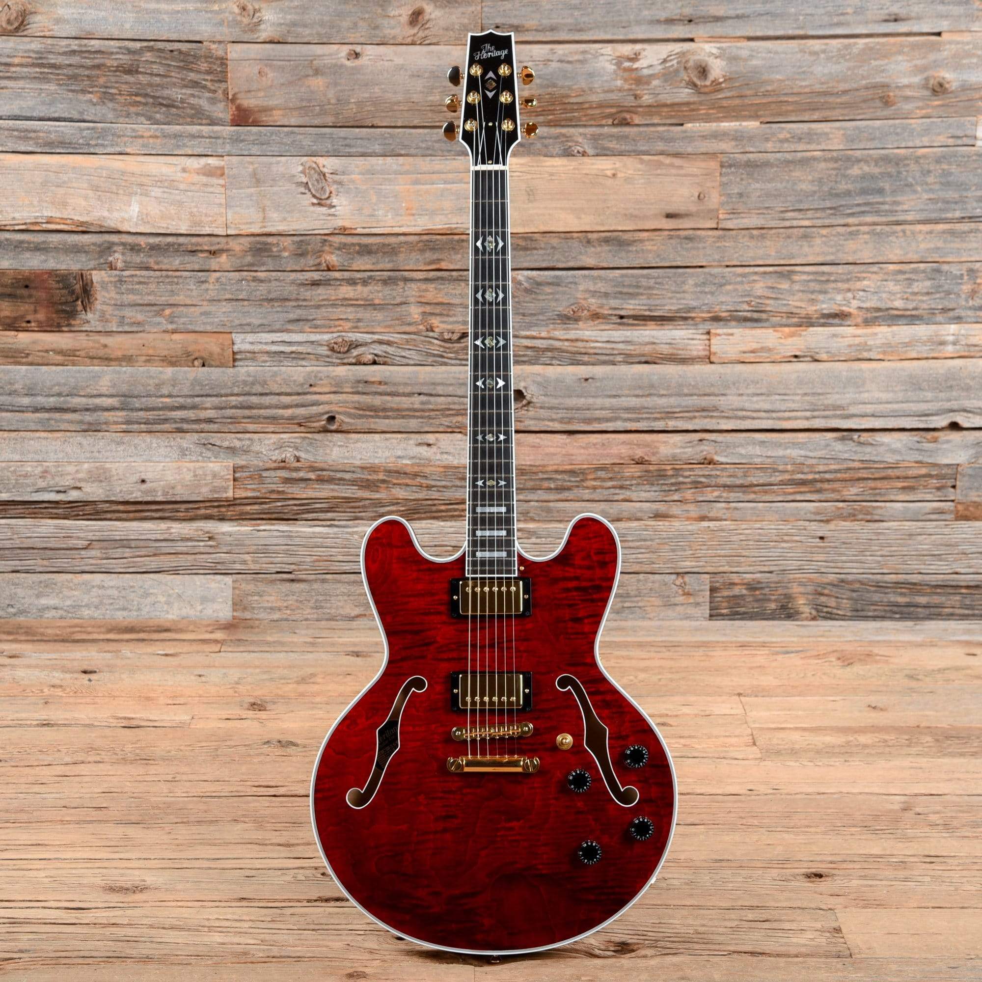 Heritage H-555 Wine Red 2017 Electric Guitars / Semi-Hollow