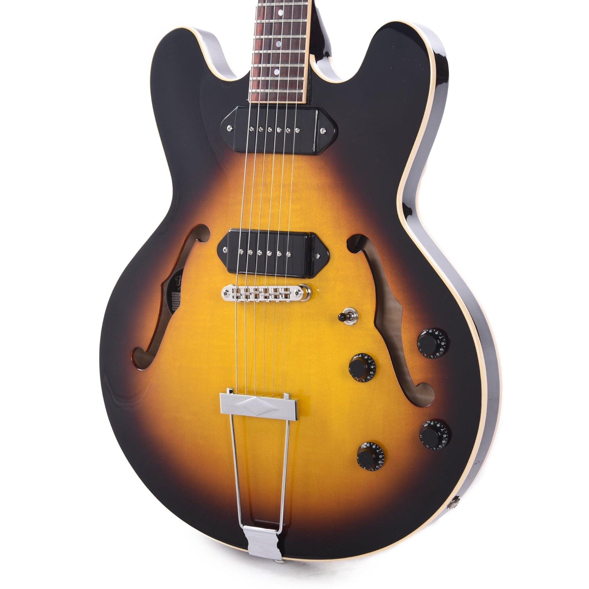 Heritage Standard H-530 Hollow Electric Original Sunburst Electric Guitars / Semi-Hollow