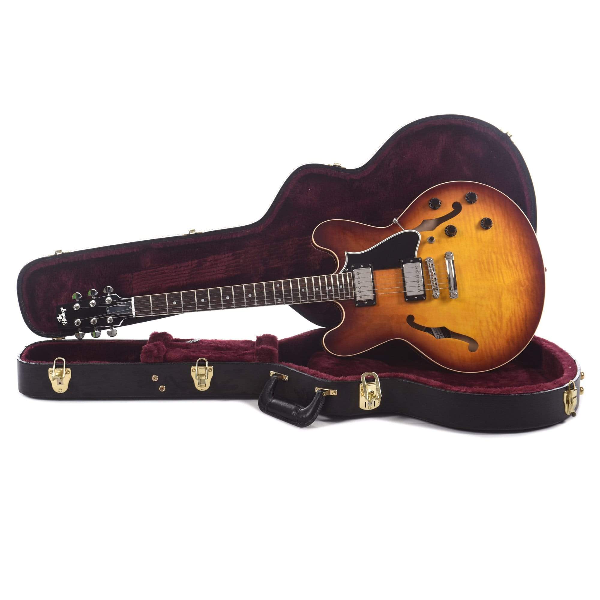 Heritage Standard H-535 Semi-Hollow Almond Burst Electric Guitars / Semi-Hollow