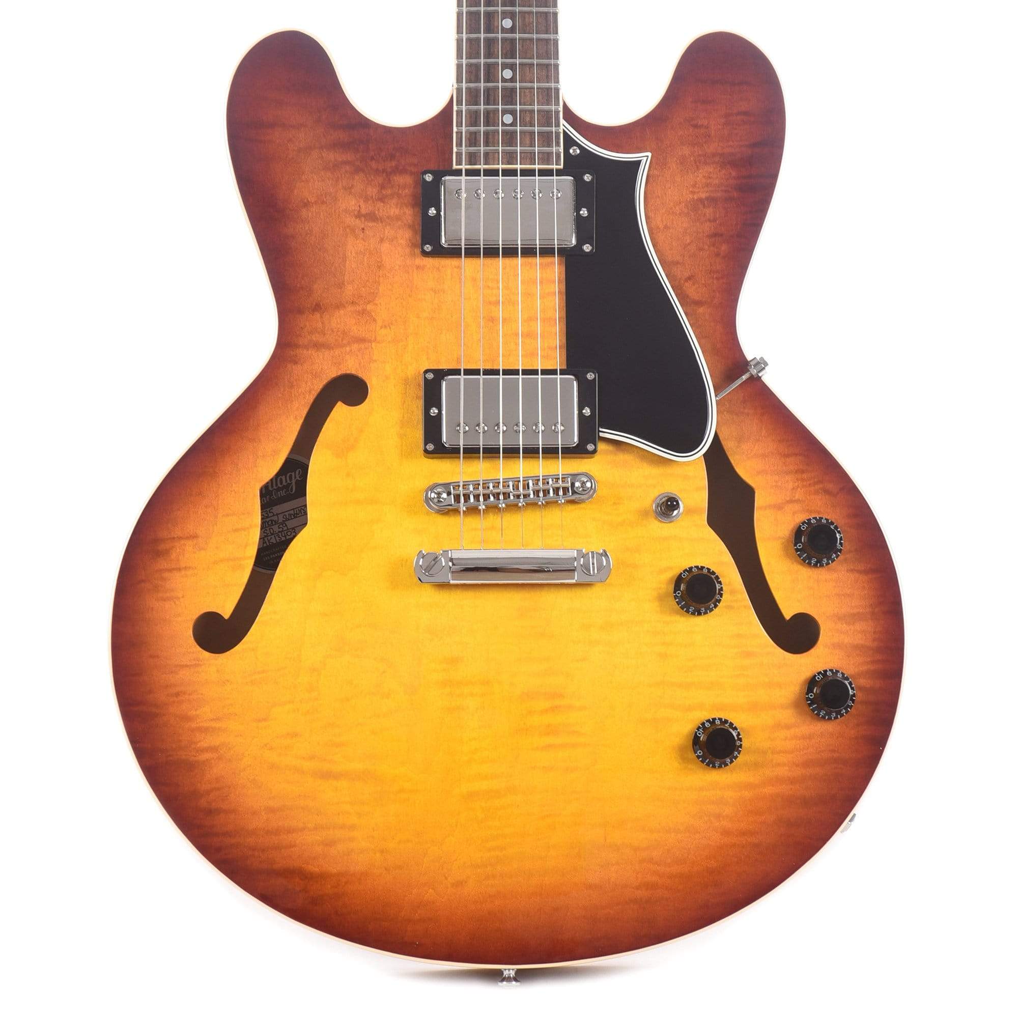 Heritage Standard H-535 Semi-Hollow Almond Burst Electric Guitars / Semi-Hollow
