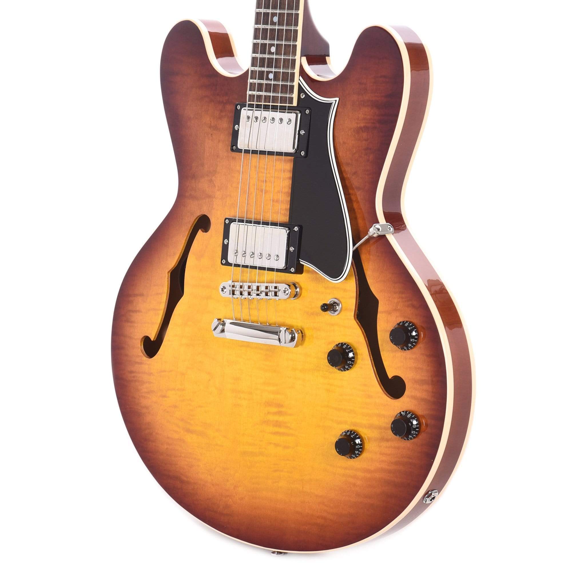 Heritage Standard H-535 Semi-Hollow Almond Burst Electric Guitars / Semi-Hollow