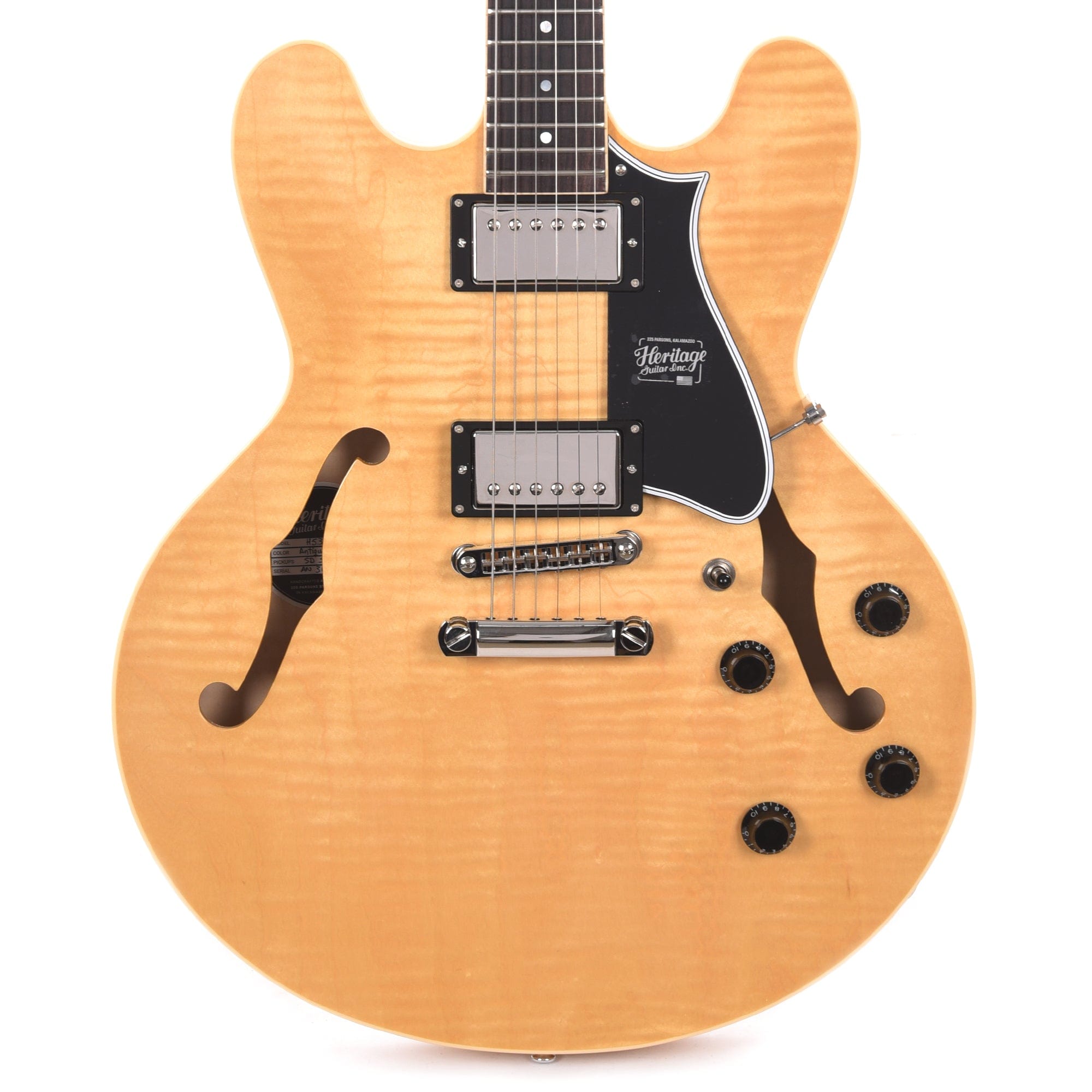Heritage Standard H-535 Semi-Hollow Antique Natural (Serial #AN31306) Electric Guitars / Semi-Hollow