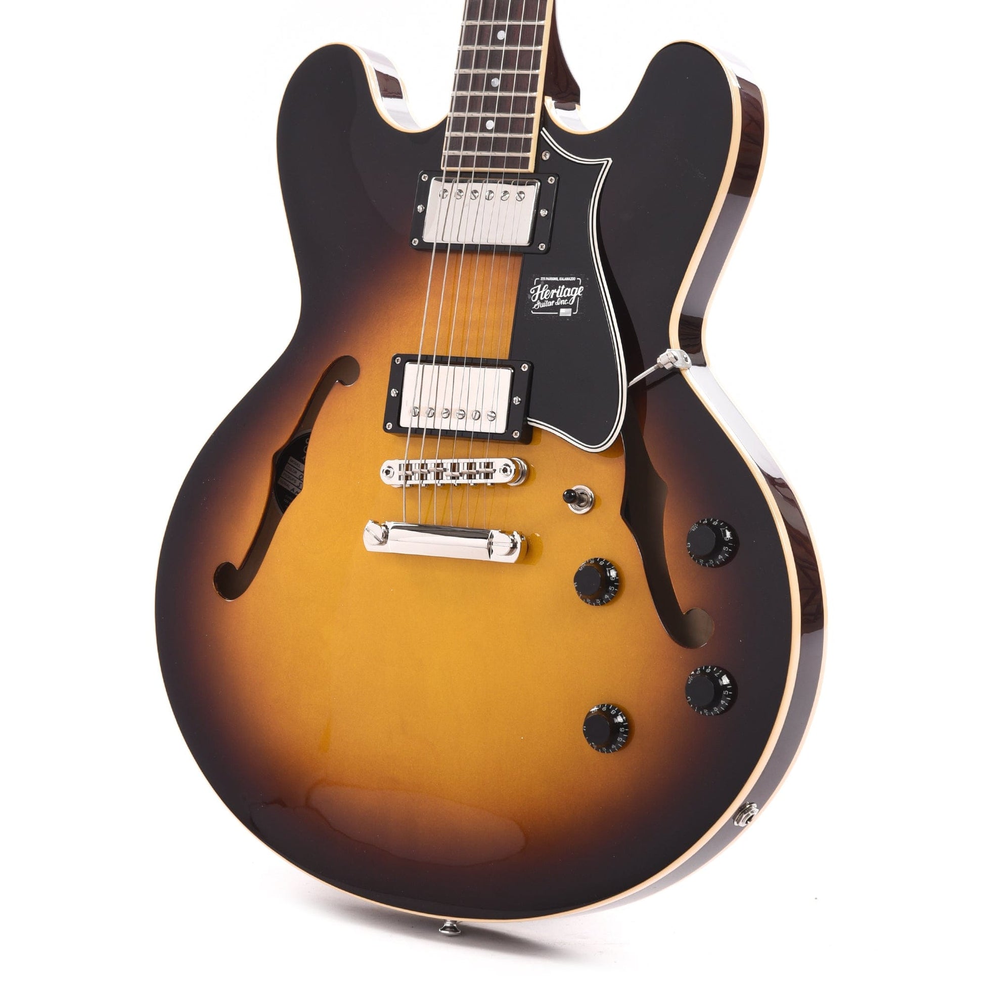 Heritage Standard H-535 Semi-Hollow Body Original Sunburst Electric Guitars / Semi-Hollow