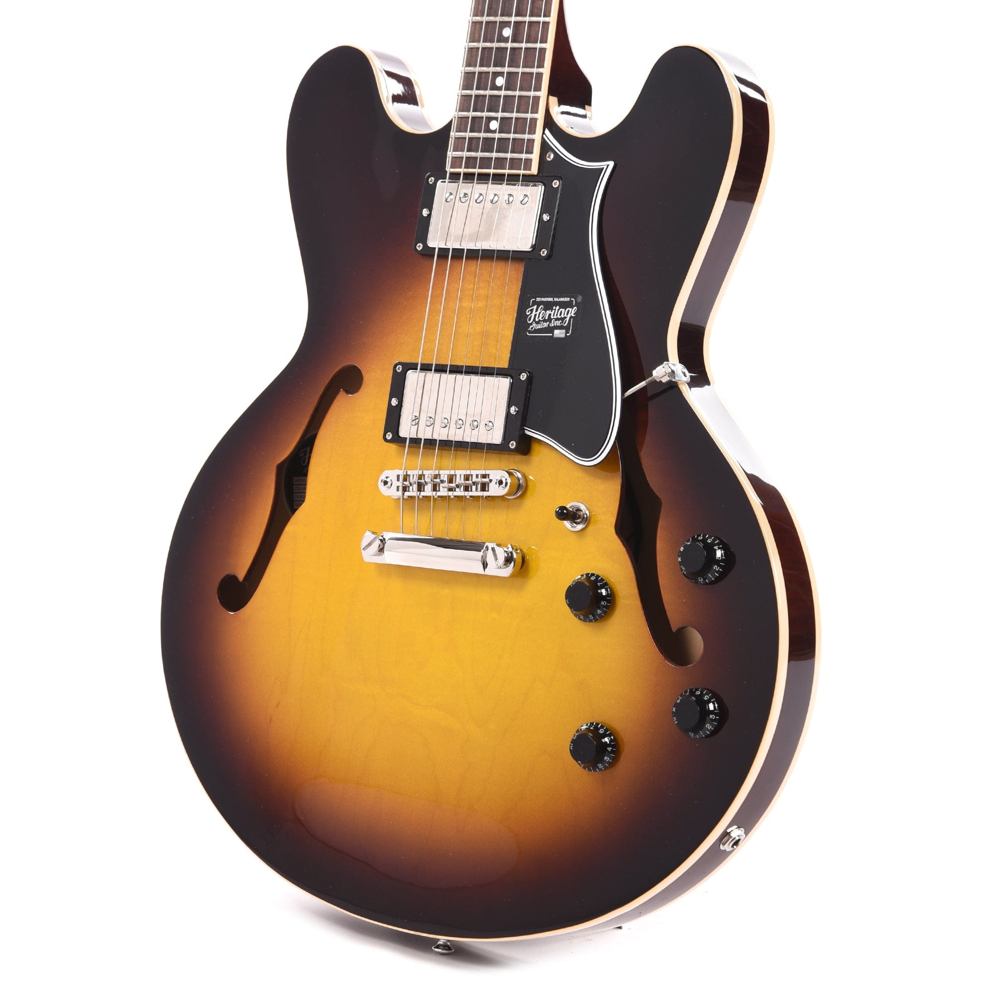 Heritage Standard H-535 Semi-Hollow Body Original Sunburst Electric Guitars / Semi-Hollow