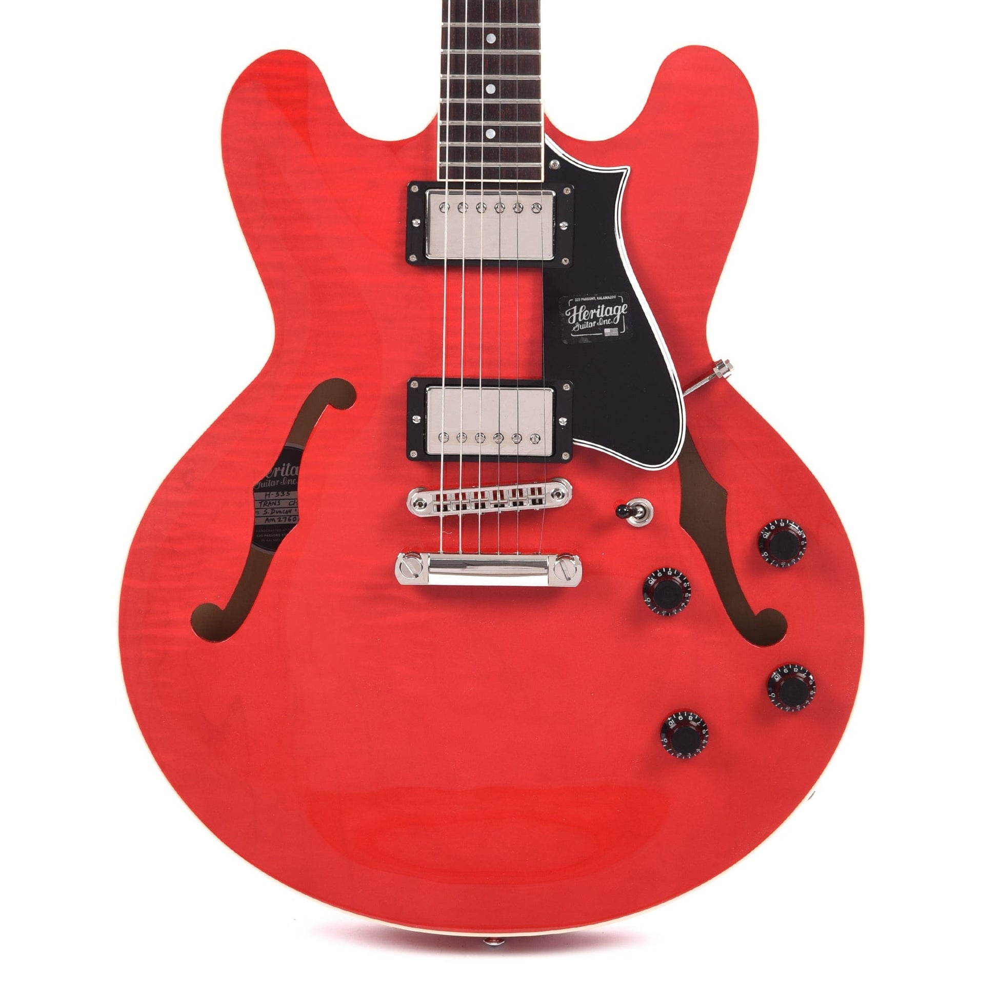 Heritage Standard H-535 Semi-Hollow Body Translucent Cherry Electric Guitars / Semi-Hollow