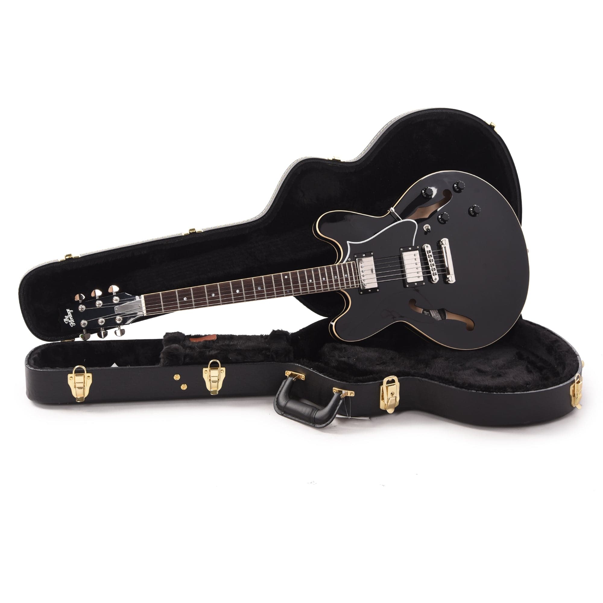 Heritage Standard H-535 Semi-Hollow Ebony Electric Guitars / Semi-Hollow