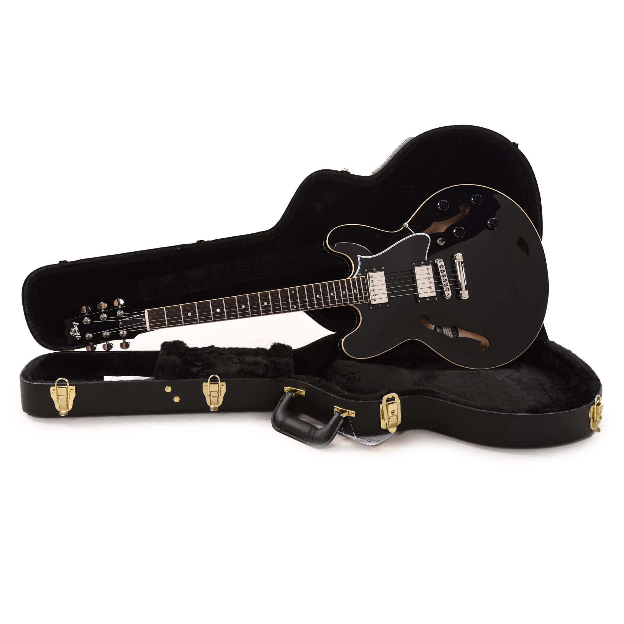 Heritage Standard H-535 Semi-Hollow Ebony Electric Guitars / Semi-Hollow