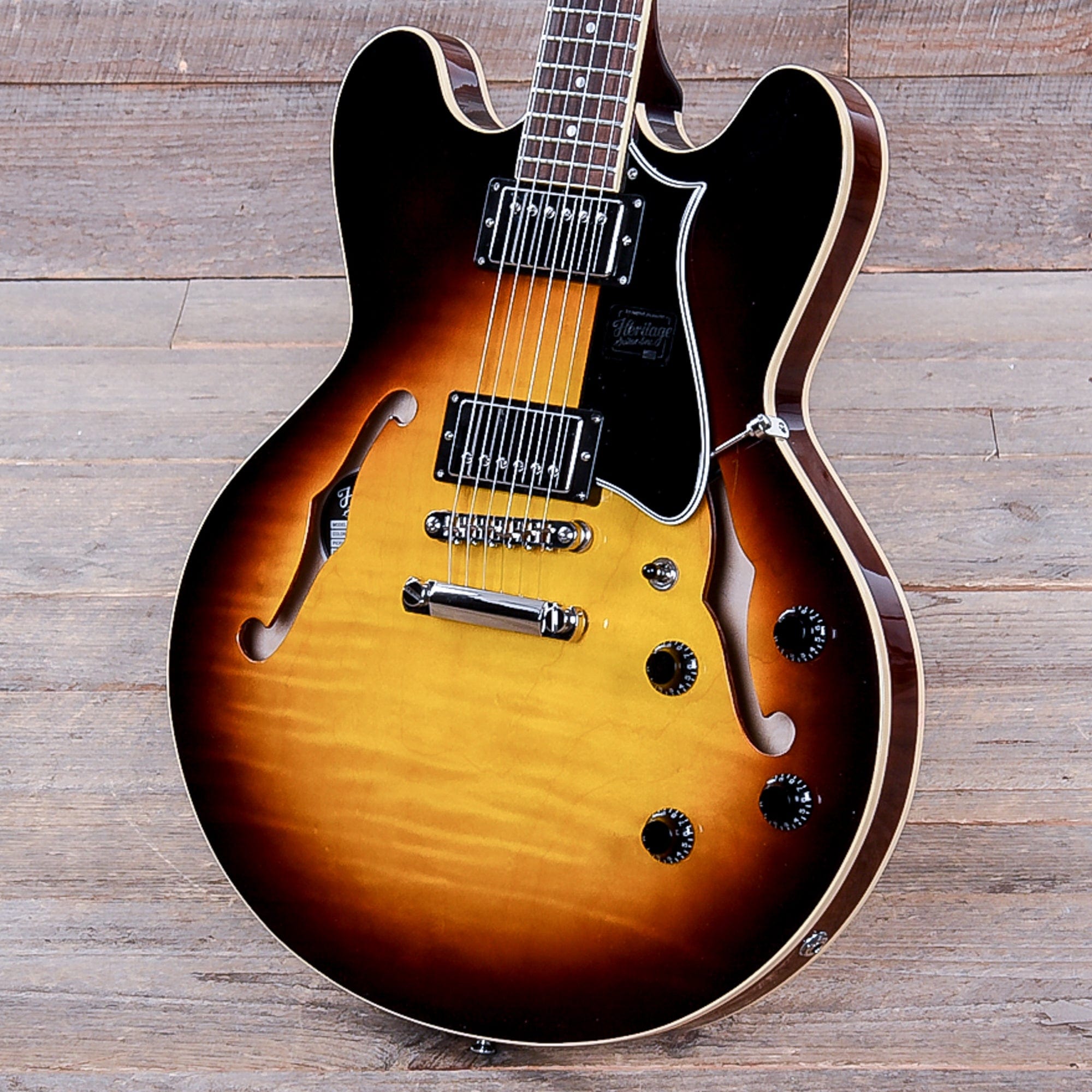 Heritage Standard H-535 Semi-Hollow Original Sunburst Electric Guitars / Semi-Hollow