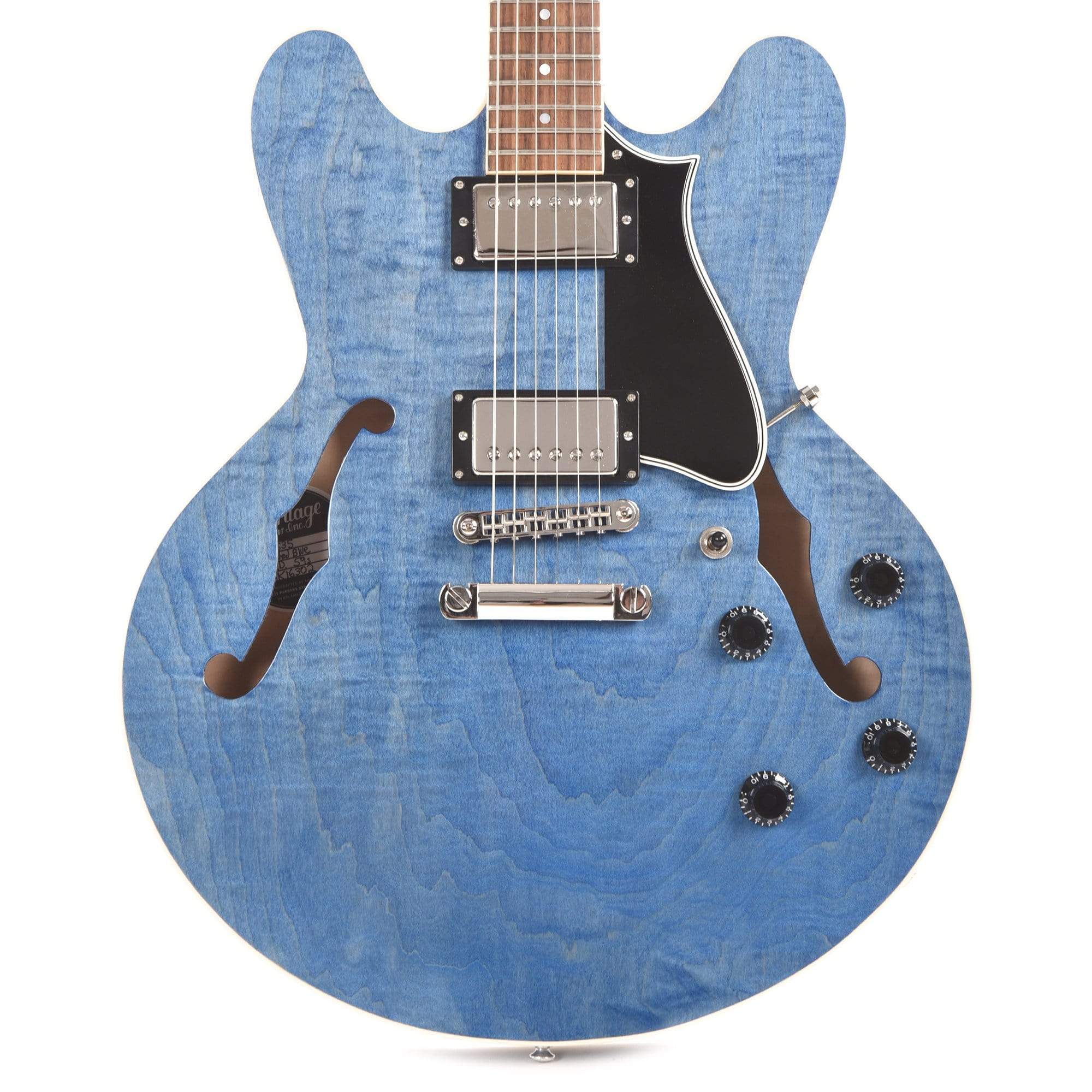 Heritage Standard H-535 Semi-Hollow Washed Blue Electric Guitars / Semi-Hollow