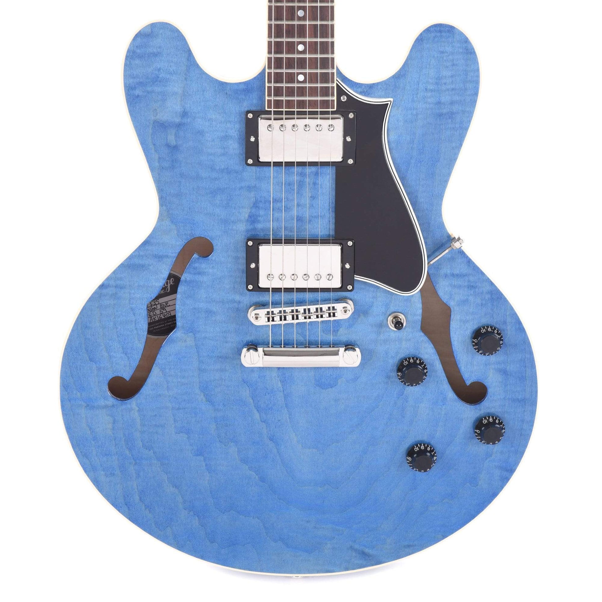 Heritage Standard H-535 Semi-Hollow Washed Blue Electric Guitars / Semi-Hollow