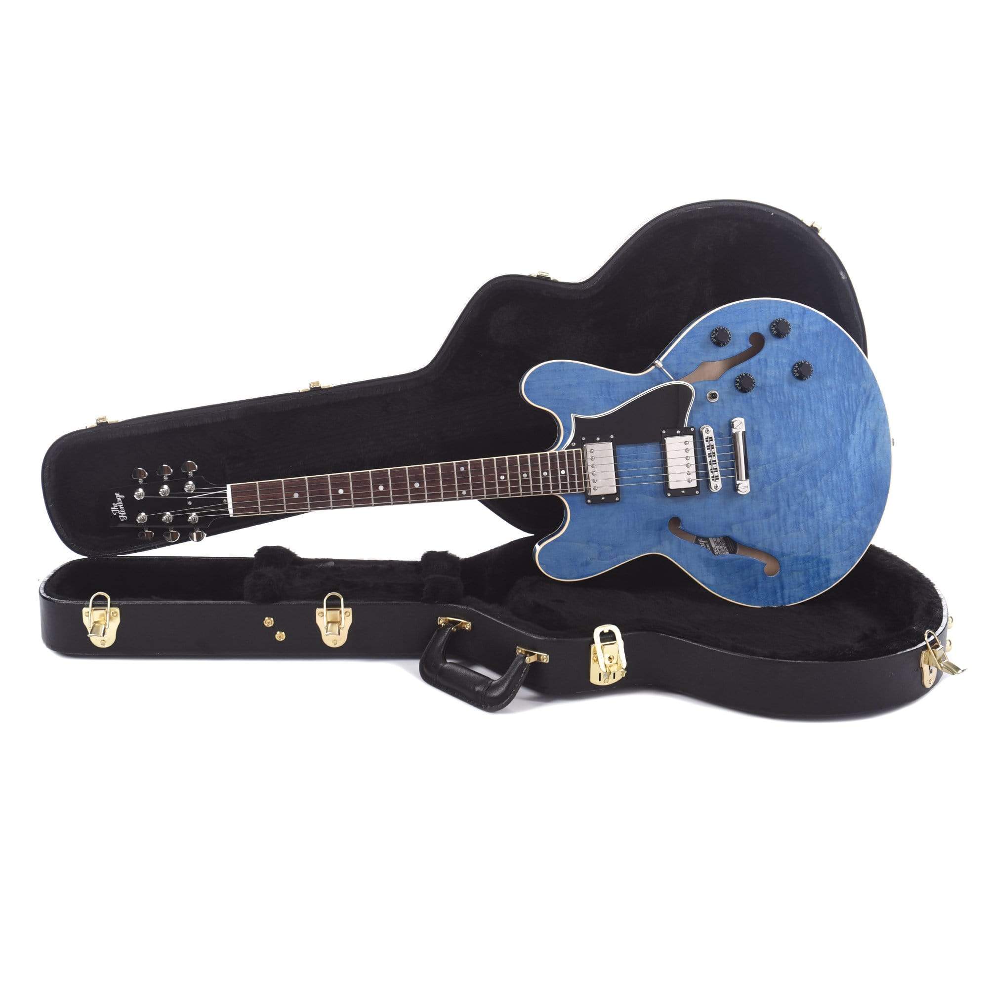 Heritage Standard H-535 Semi-Hollow Washed Blue Electric Guitars / Semi-Hollow