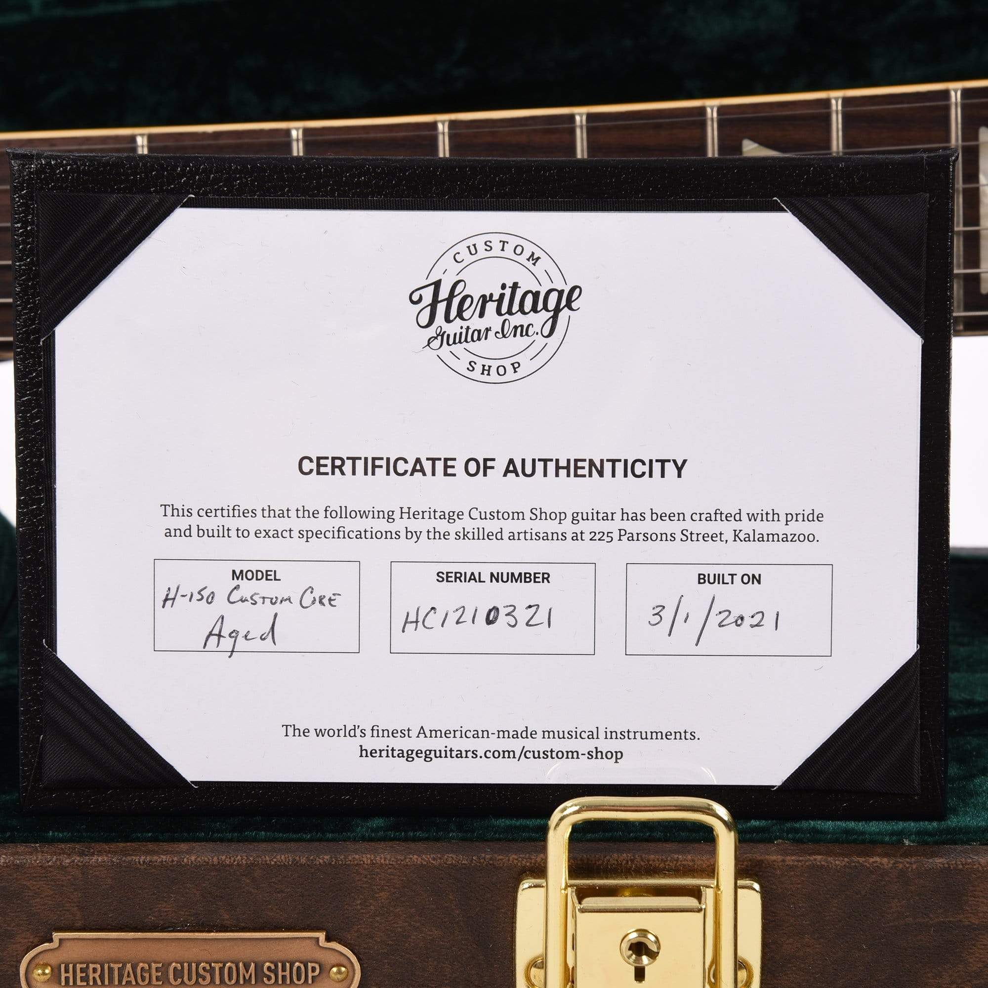 Heritage Custom Shop Core H-150 Artisan Aged Dark Cherry Sunburst w/CME Hand-Selected Top Electric Guitars / Solid Body