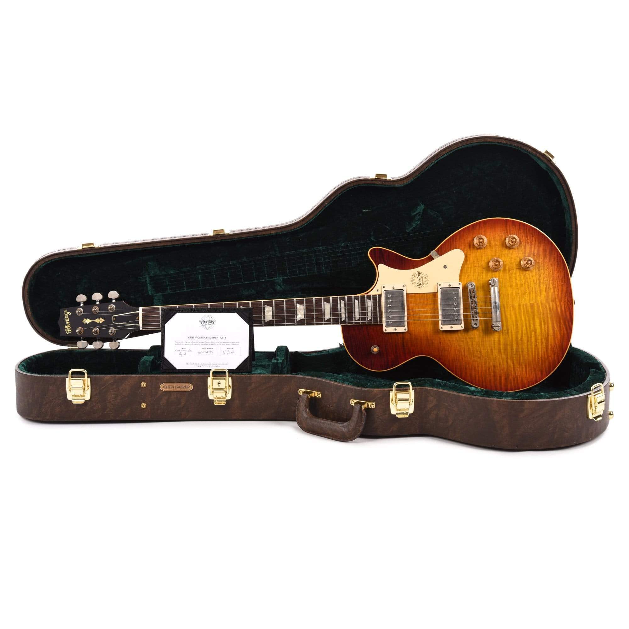 Heritage Custom Shop Core H-150 Artisan Aged Dark Cherry Sunburst w/CME Hand-Selected Top Electric Guitars / Solid Body