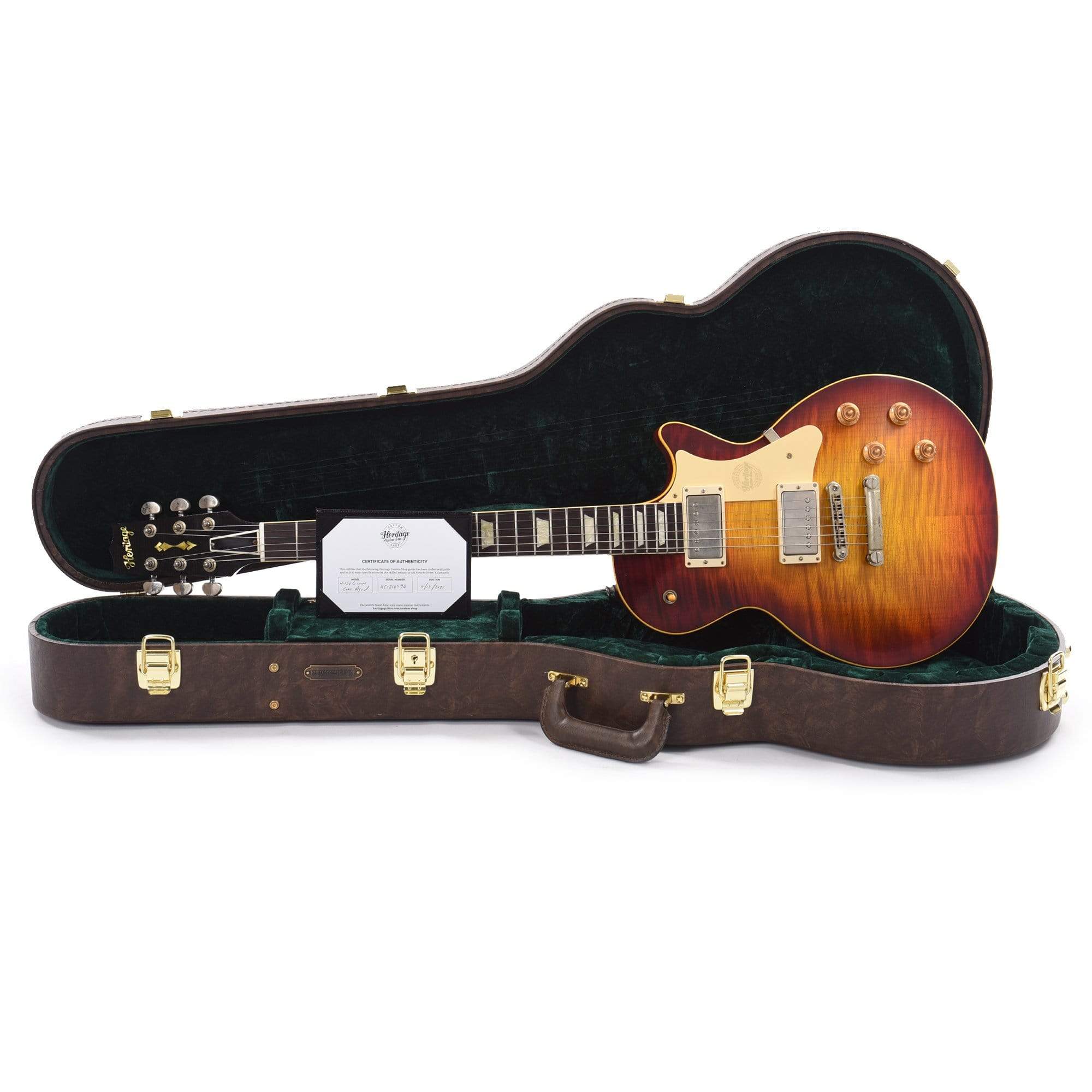 Heritage Custom Shop Core H-150 Artisan Aged Dark Cherry Sunburst w/CME Hand-Selected Top Electric Guitars / Solid Body