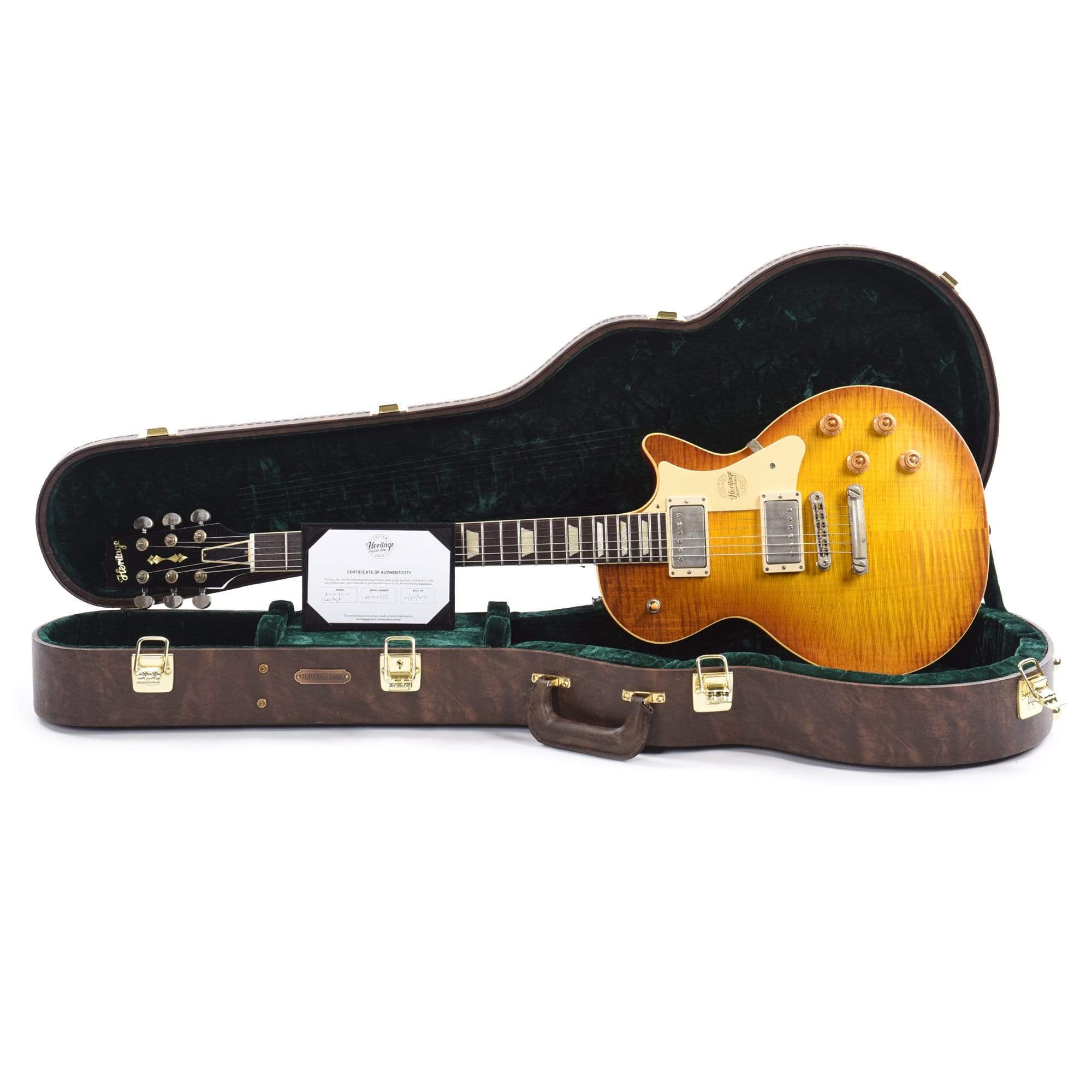 Heritage Custom Shop Core H-150 Artisan Aged Dirty Lemon Burst w/CME Hand-Selected Top Electric Guitars / Solid Body